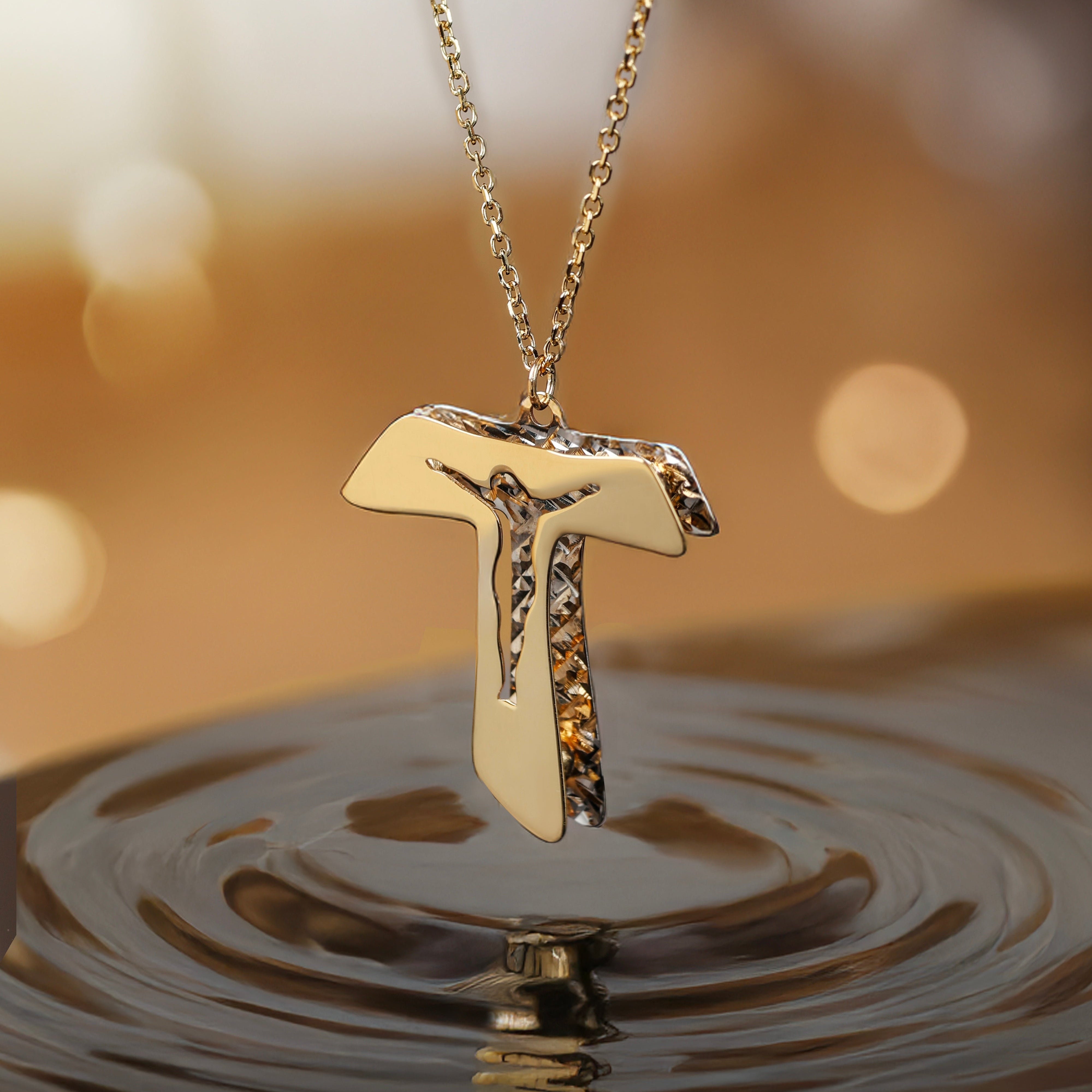 Collana da Uomo con Tau Collezione Corpus Lux