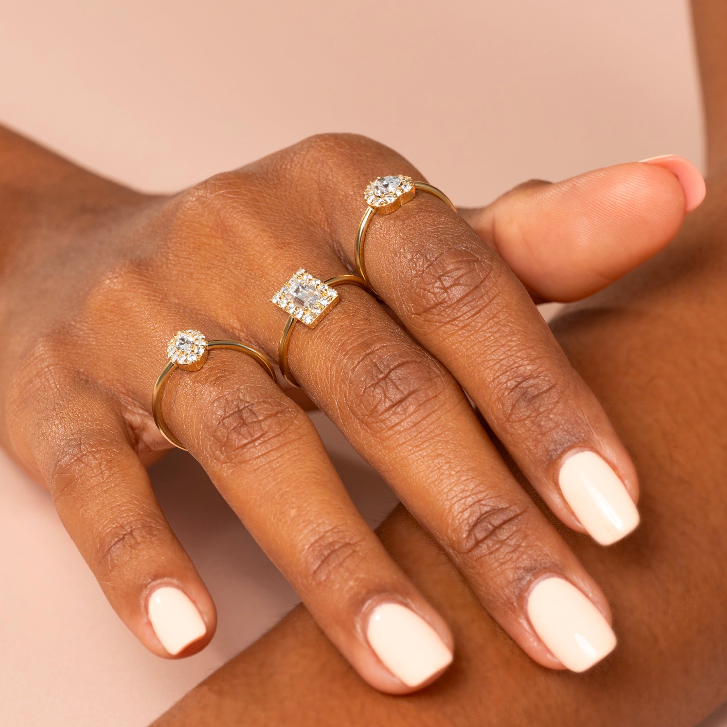 Anello da Donna con Swarovski taglio cuore contornato