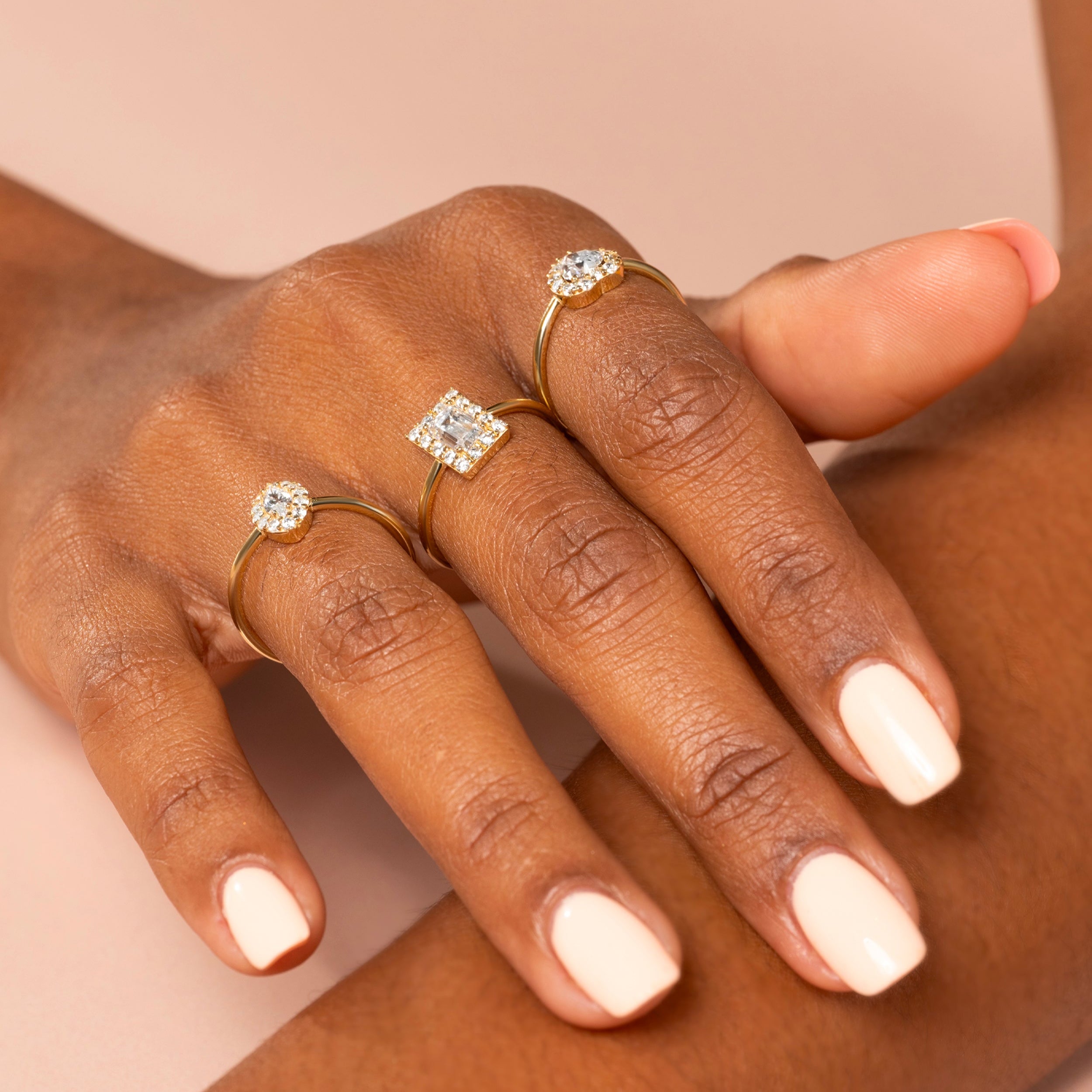 Anello da donna con Swarovski taglio marquise contornato