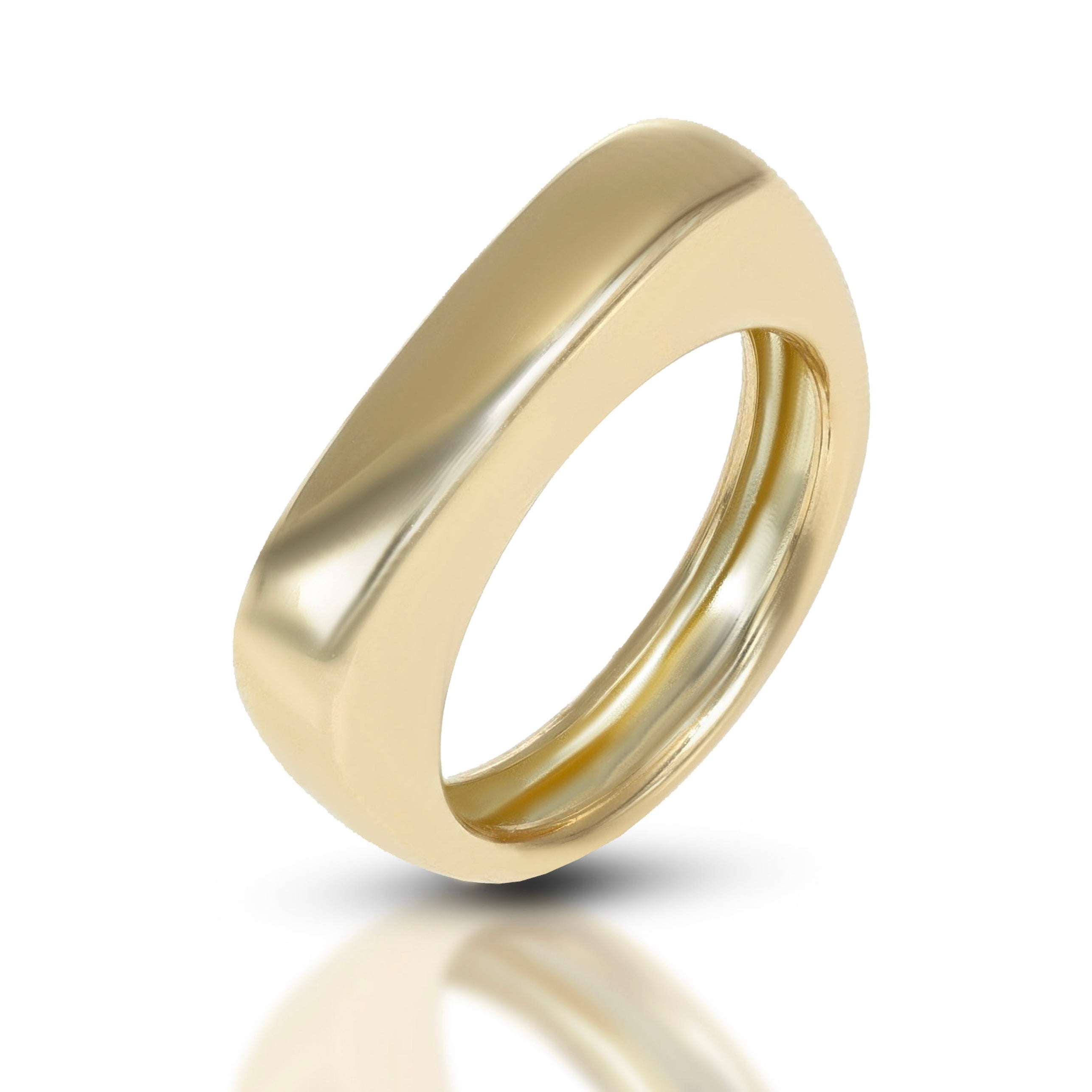 Anello da Donna a fascia rettangolare