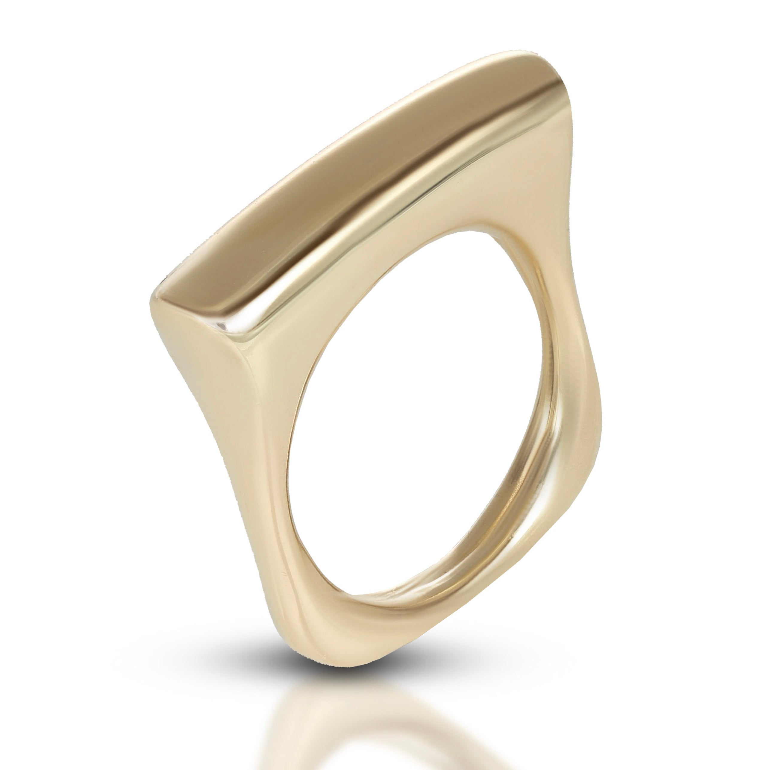 Anello da Donna fascia squadrata