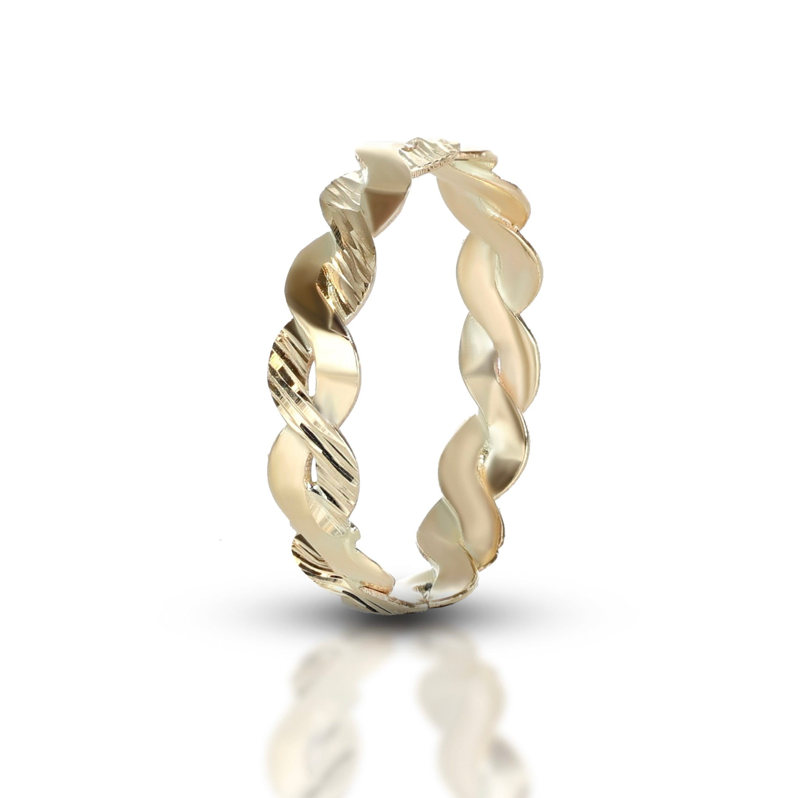 Anello da Donna - Intreccio Diamantato -
