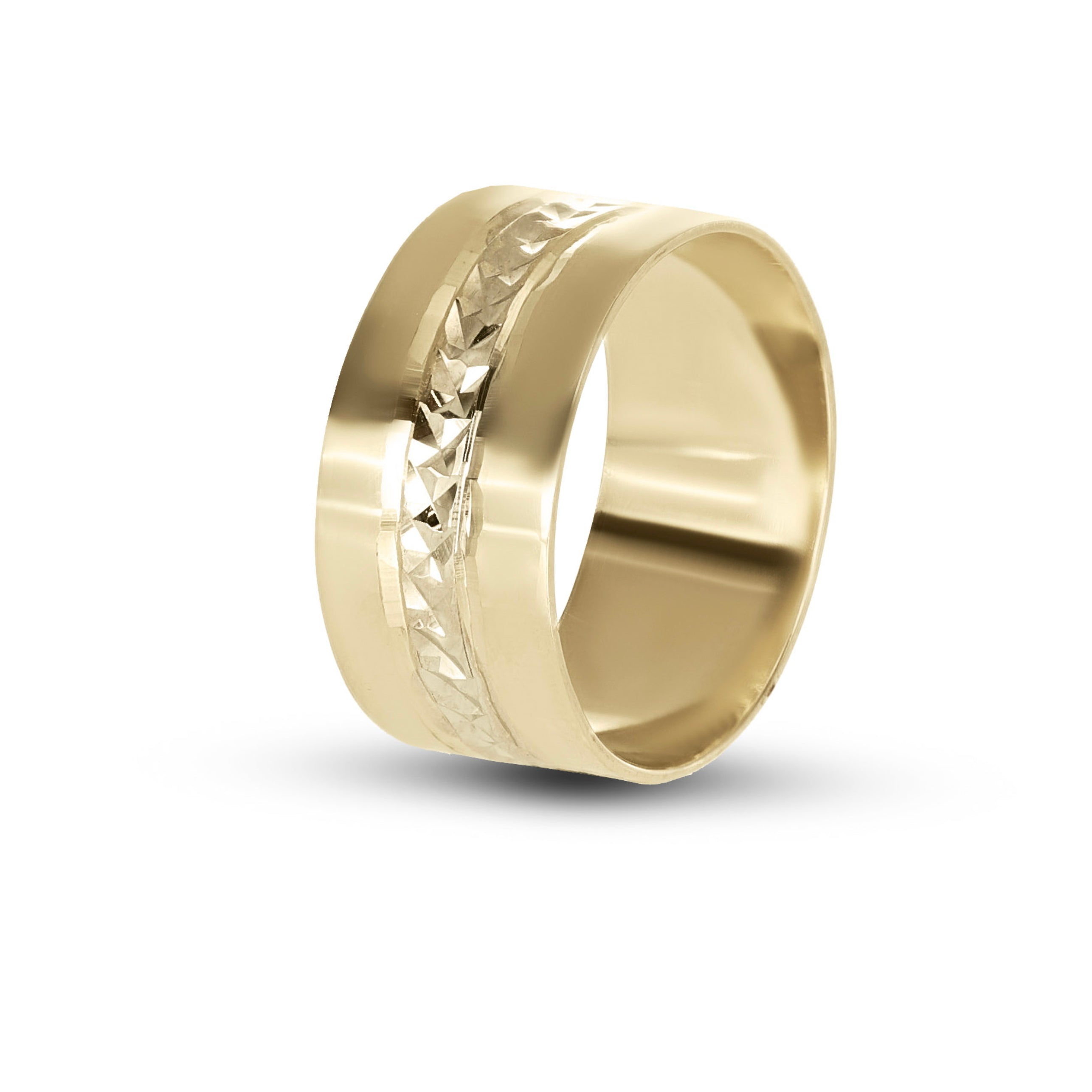 Anello da Donna a fascia inglese diamantata