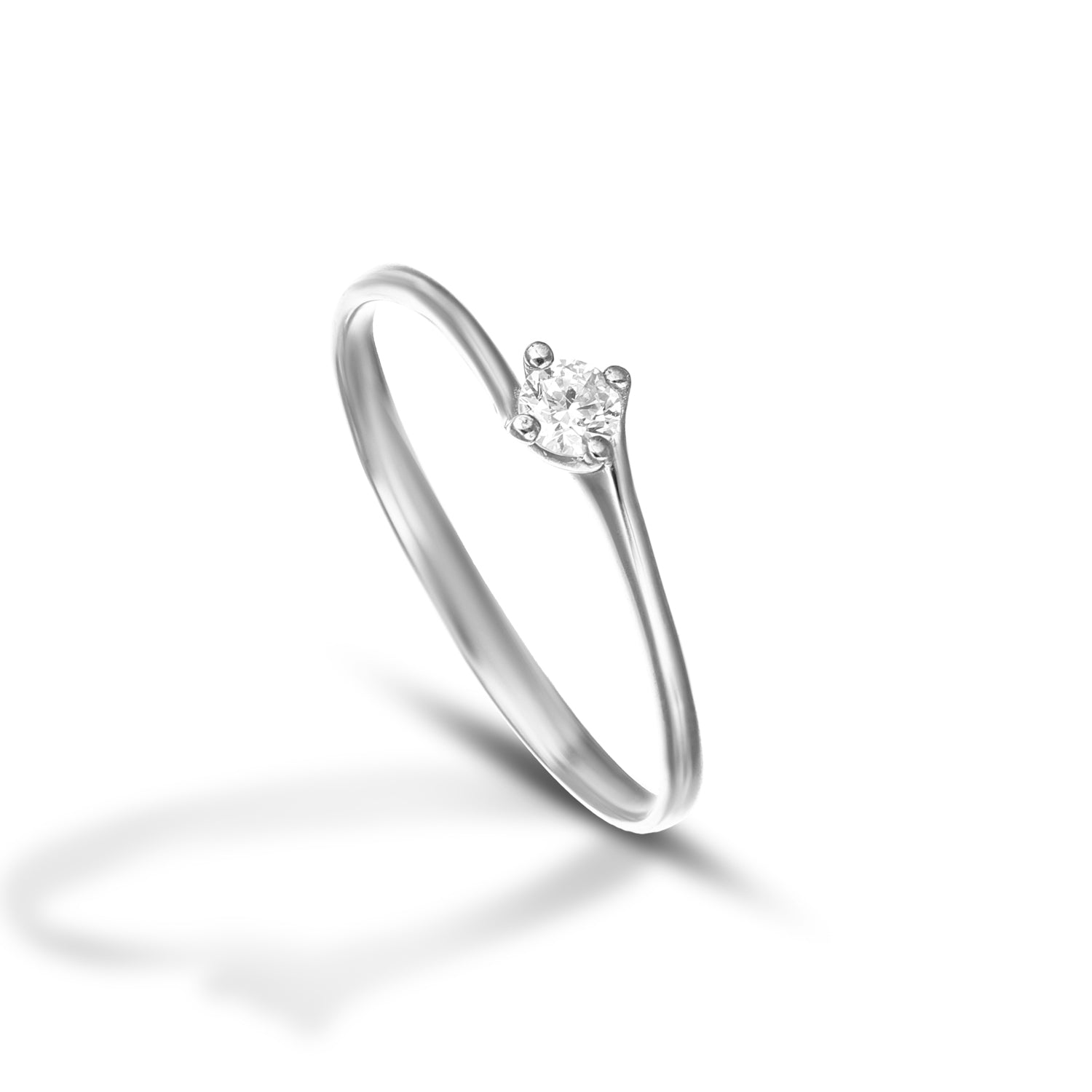 Anello Solitario da Donna modello valentino - Endless Love