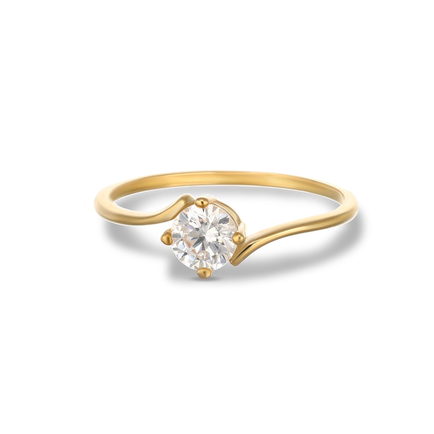 Anello Solitario da Donna modello contrariè - Endless Love