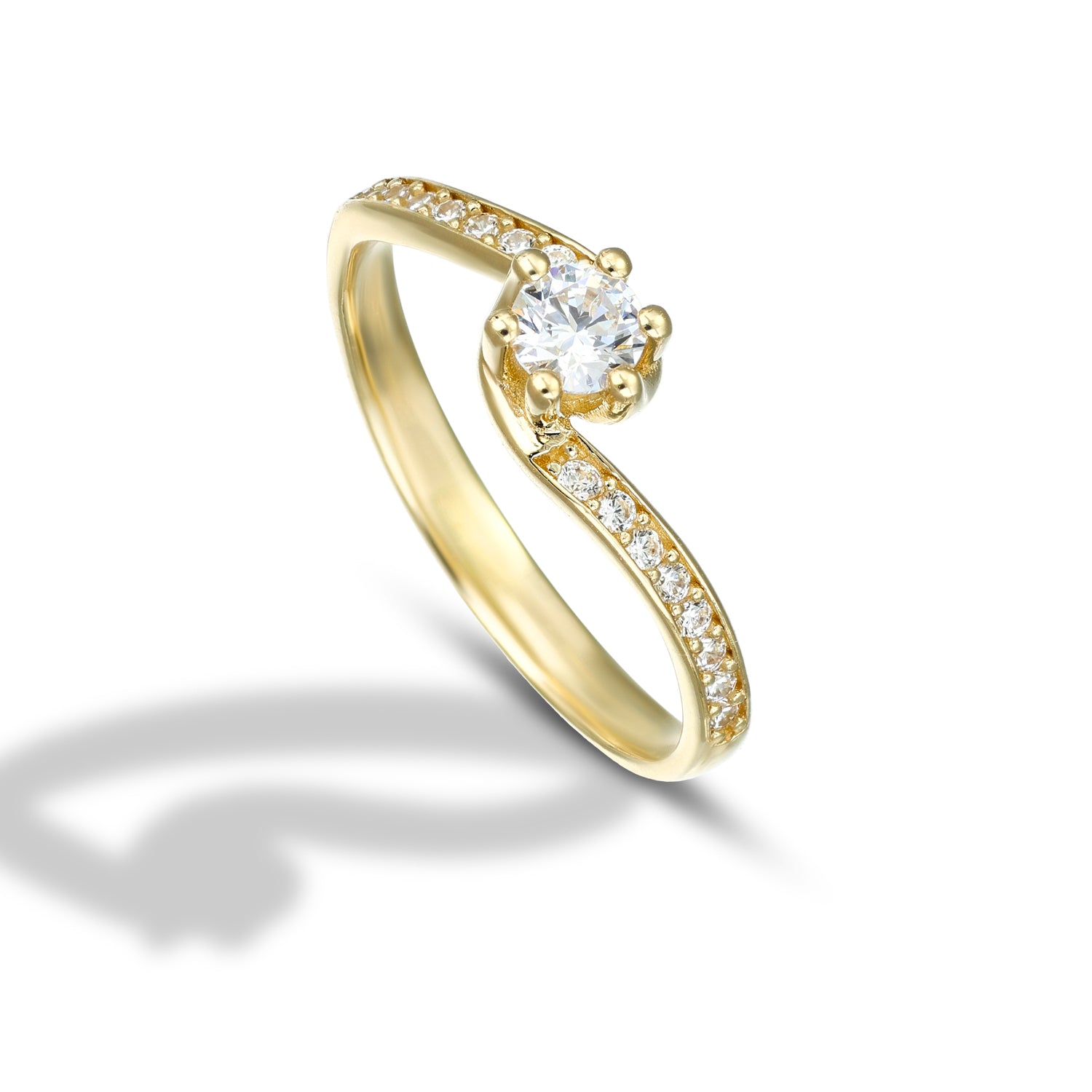 Anello Solitario da Donna, modello contrariè - Endless Love