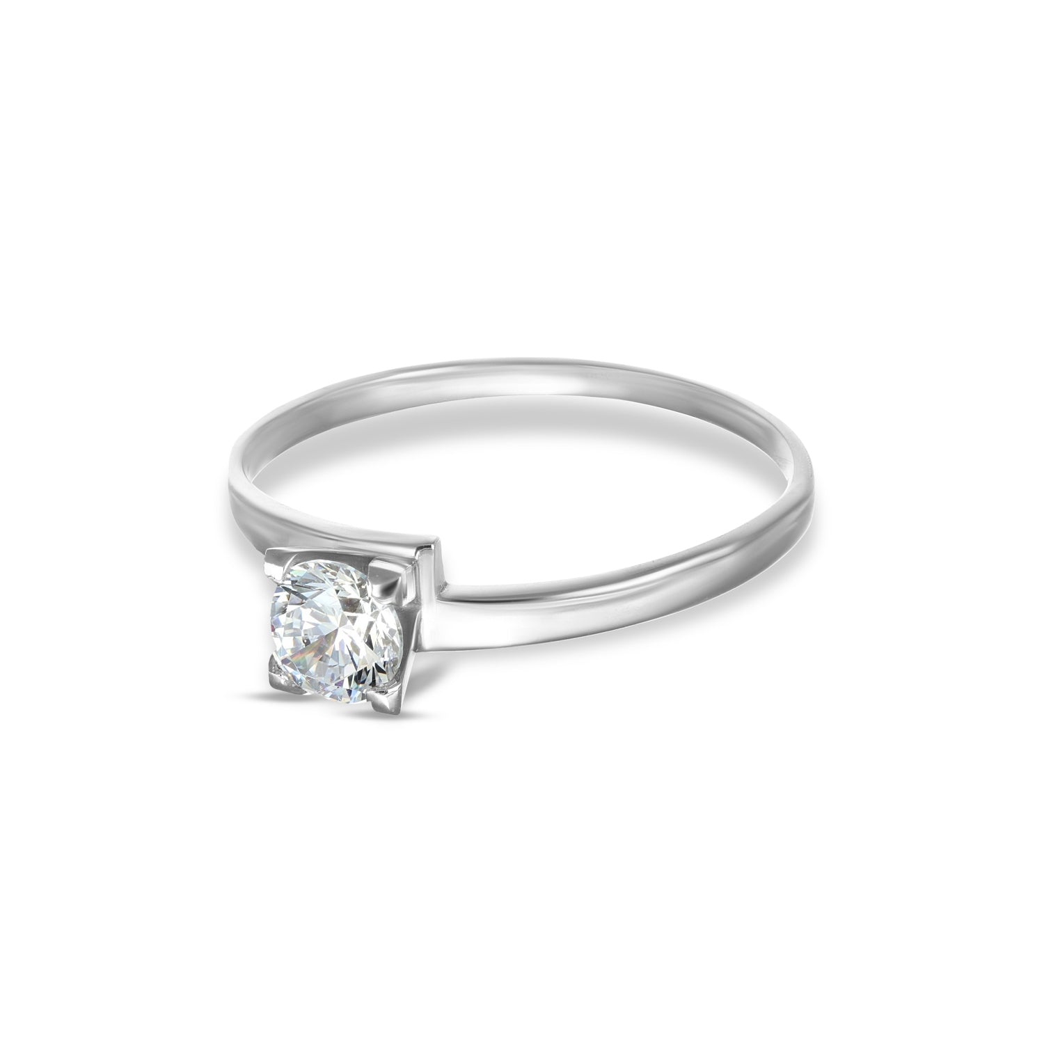 Anello Solitario da Donna - modello contrariè - Endless Love