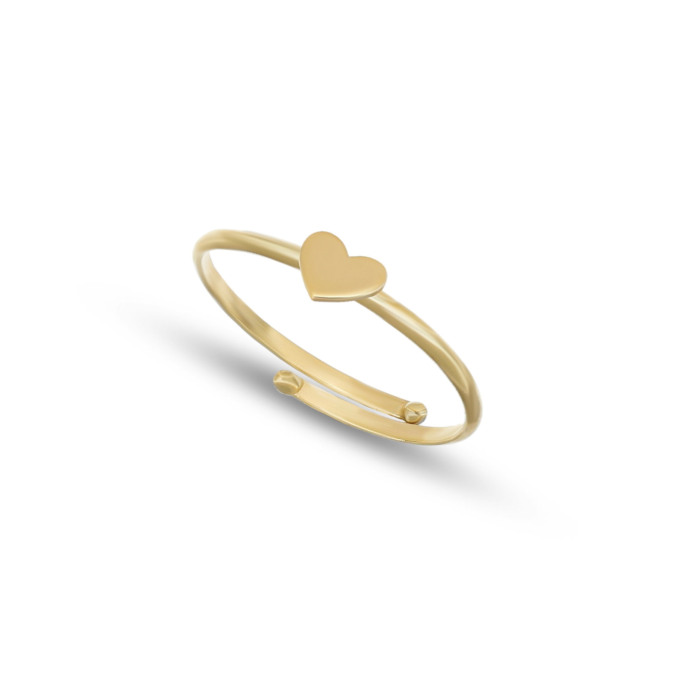 Anello da Donna con cuore, misura regolabile