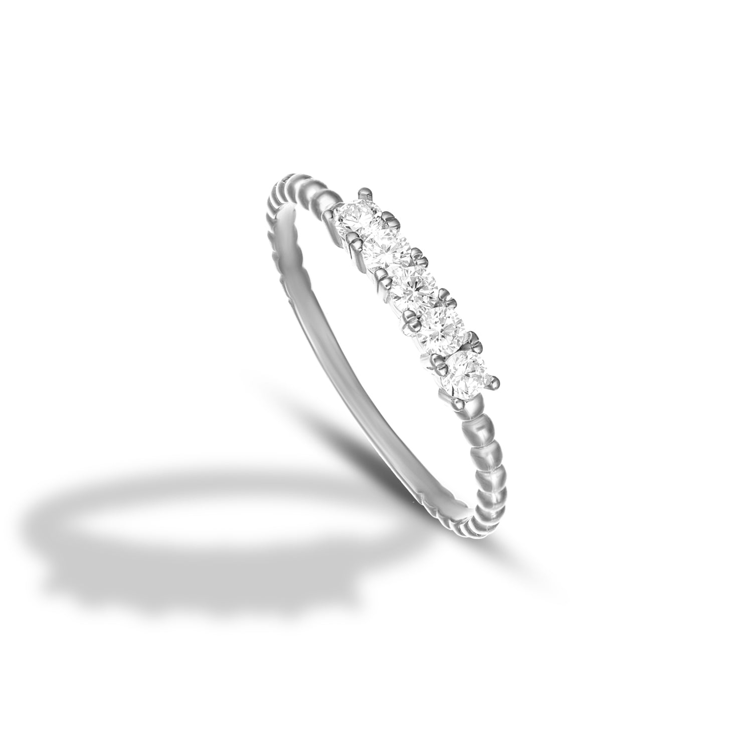 Women's Ring - 5-Stone Eternity Band