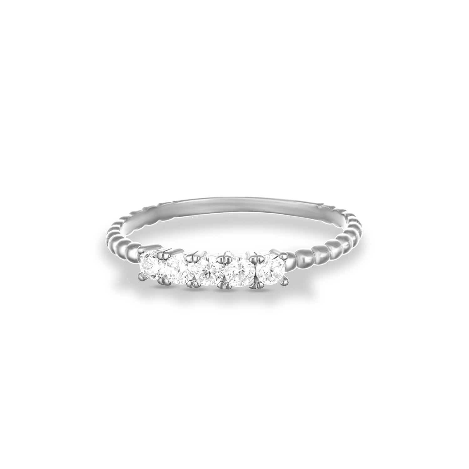 Women's Ring - 5-Stone Eternity Band