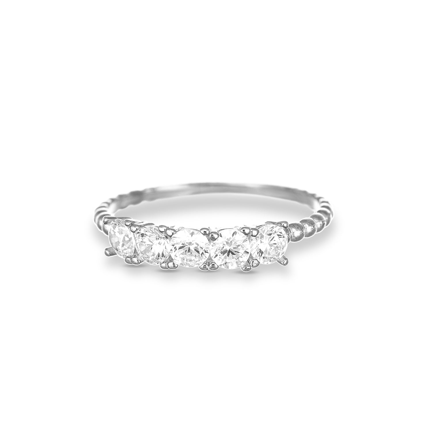 Women's Ring - 5-Stone Eternity Band