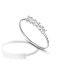 Anello da Donna Collezione Harmonia - Veretta a 5 pietre