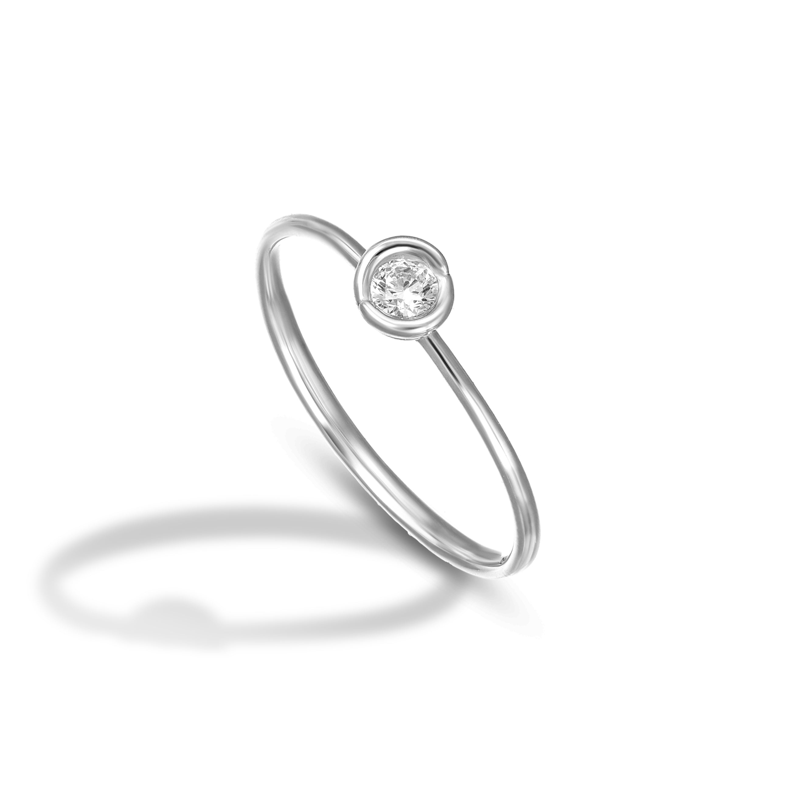 Anello Solitario Collezione Vortix