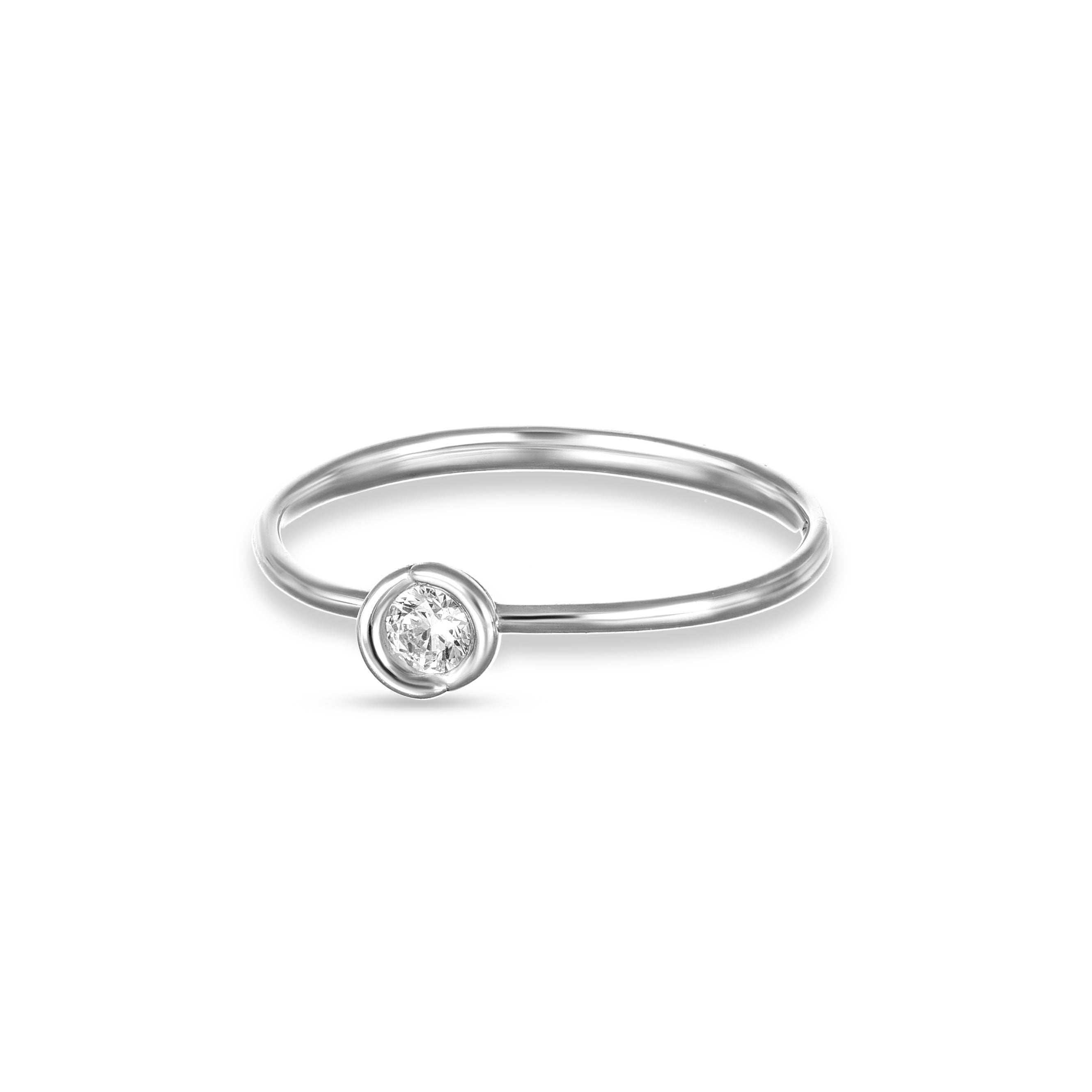 Anello Solitario Collezione Vortix