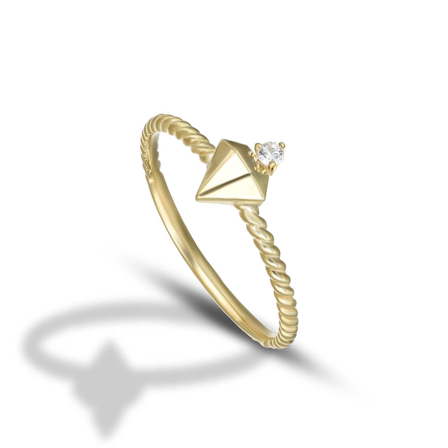 Anello da Donna a filo Gold Diamond