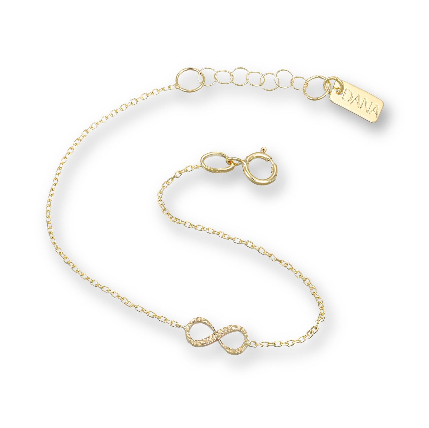 Bracciale Baby con infinito diamantato
