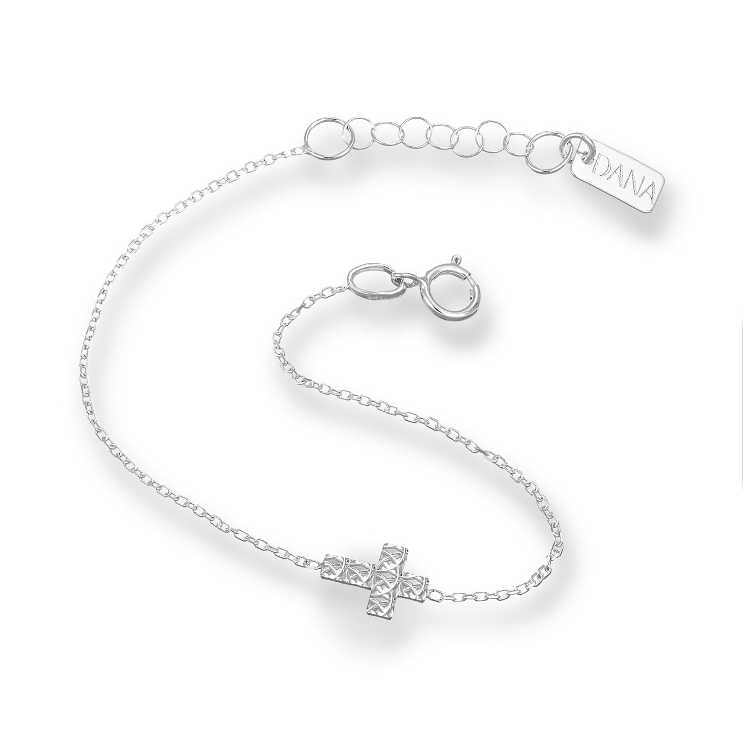 Bracciale Baby con croce diamantata