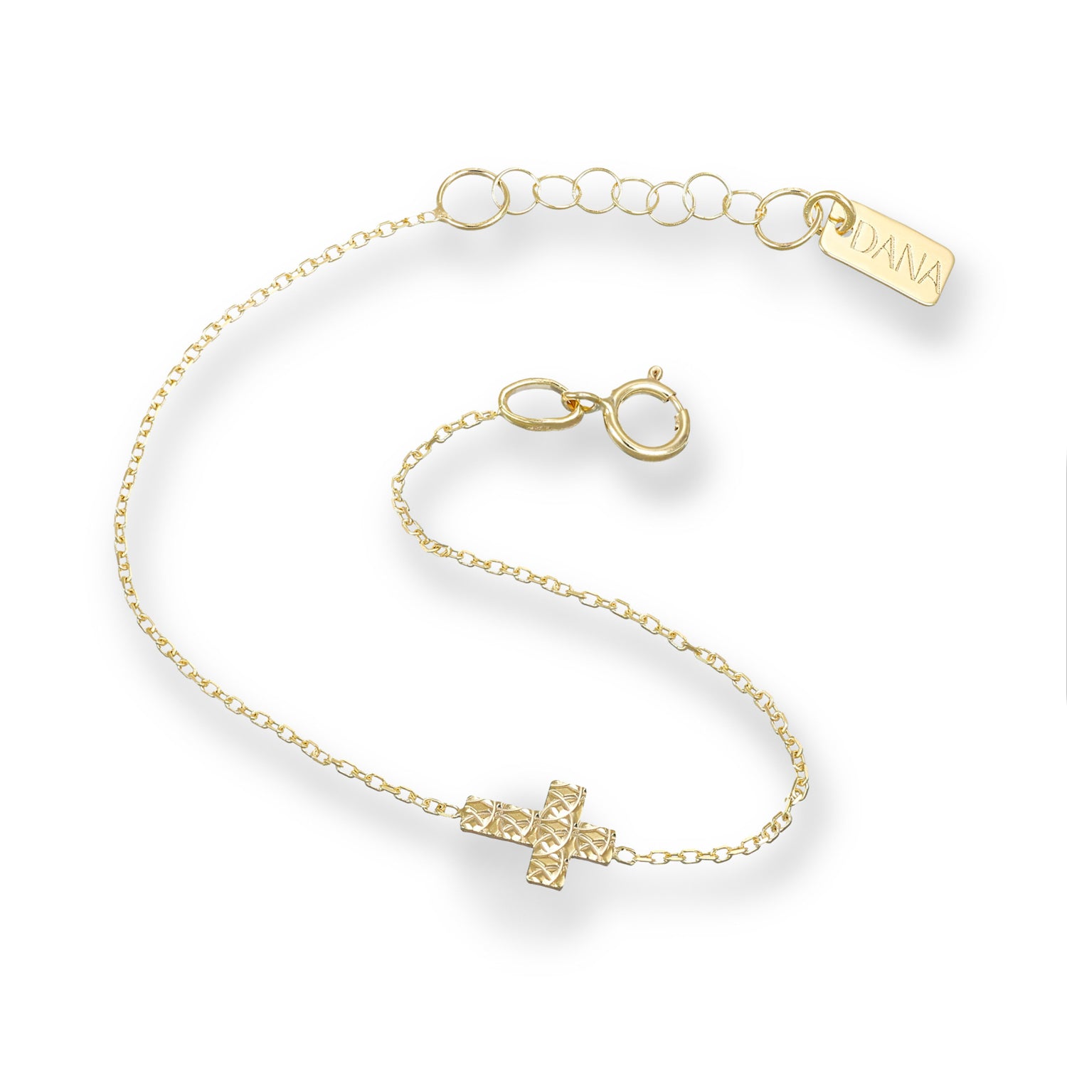 Bracciale Baby con croce diamantata