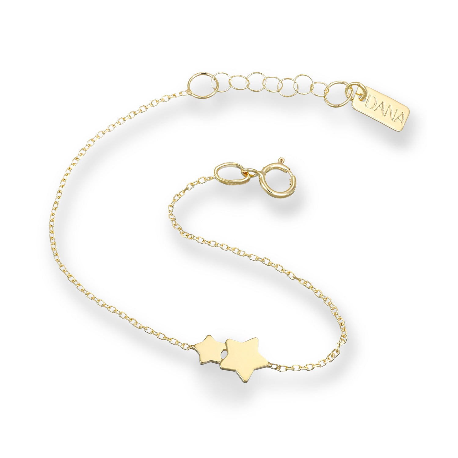 Bracciale Baby con due stelle
