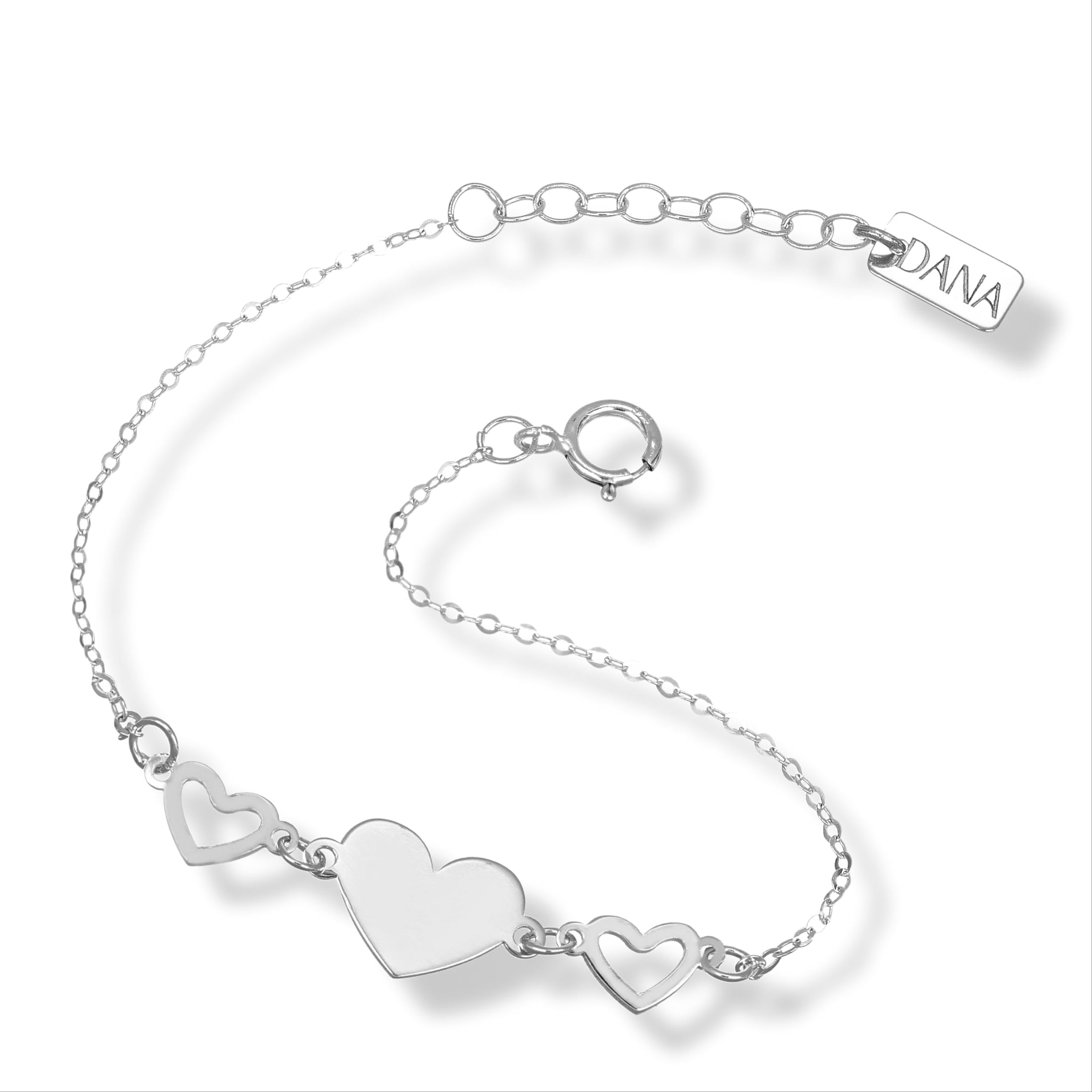 Bracciale Baby con cuori