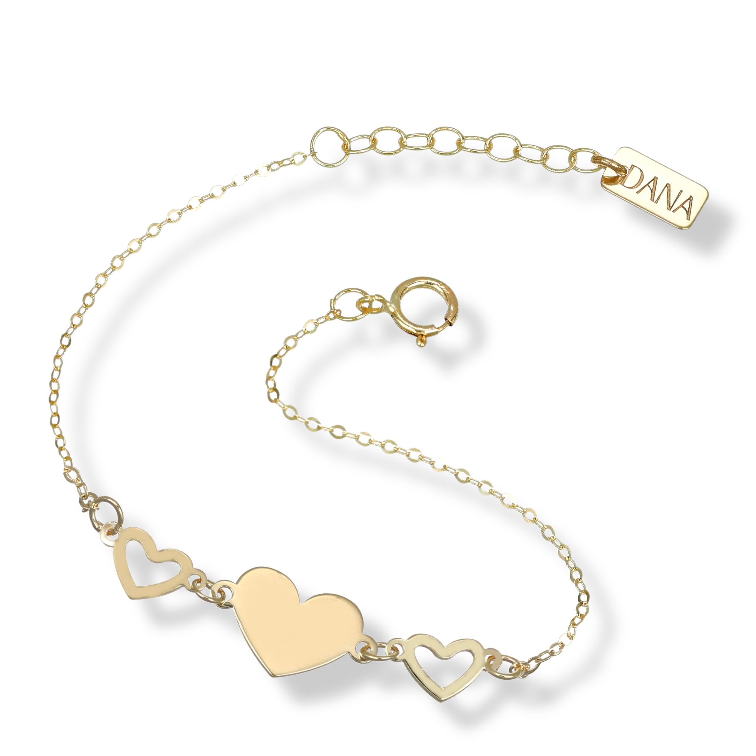 Bracciale Baby con cuori