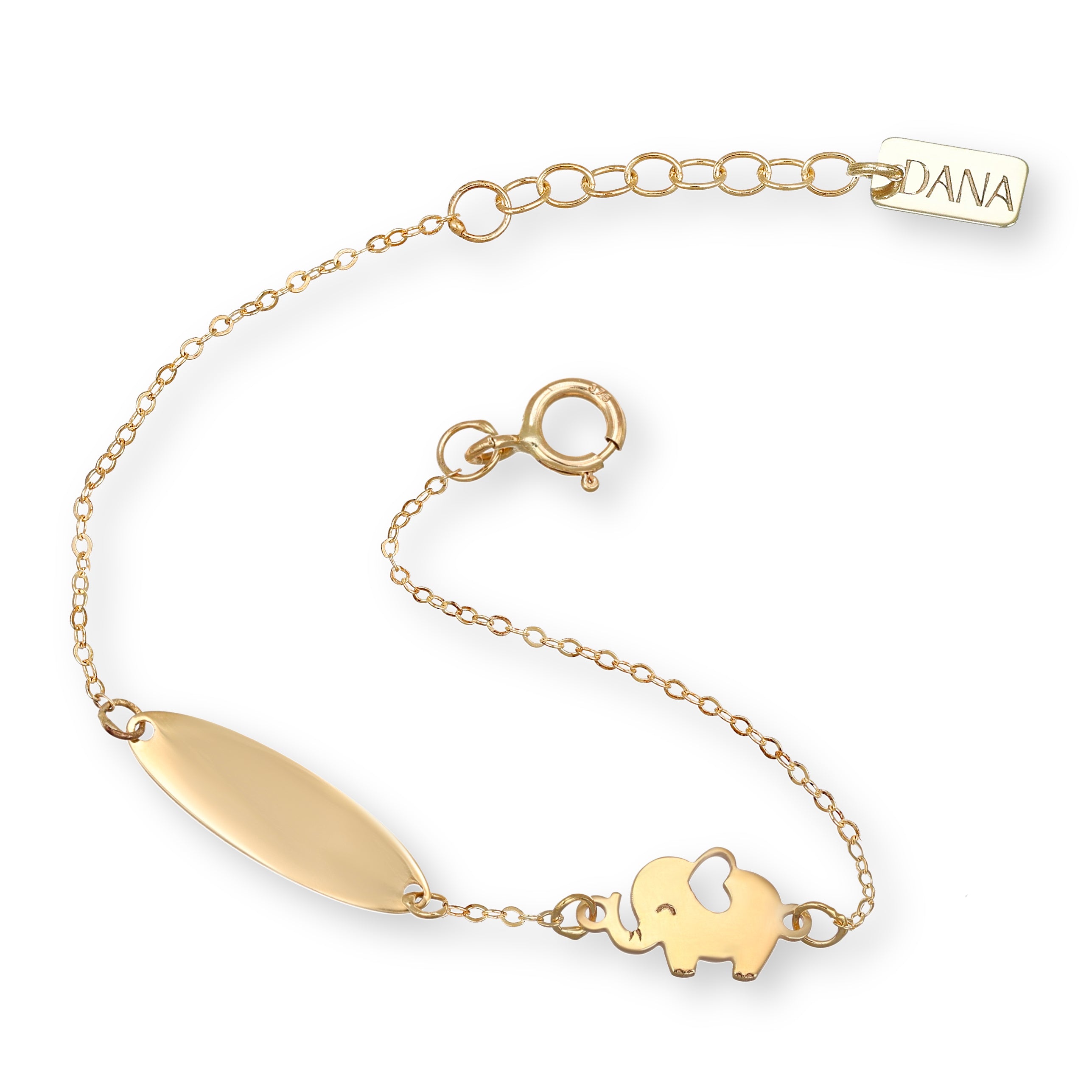 Bracciale Baby Dana Petit - Targa ed Elefante