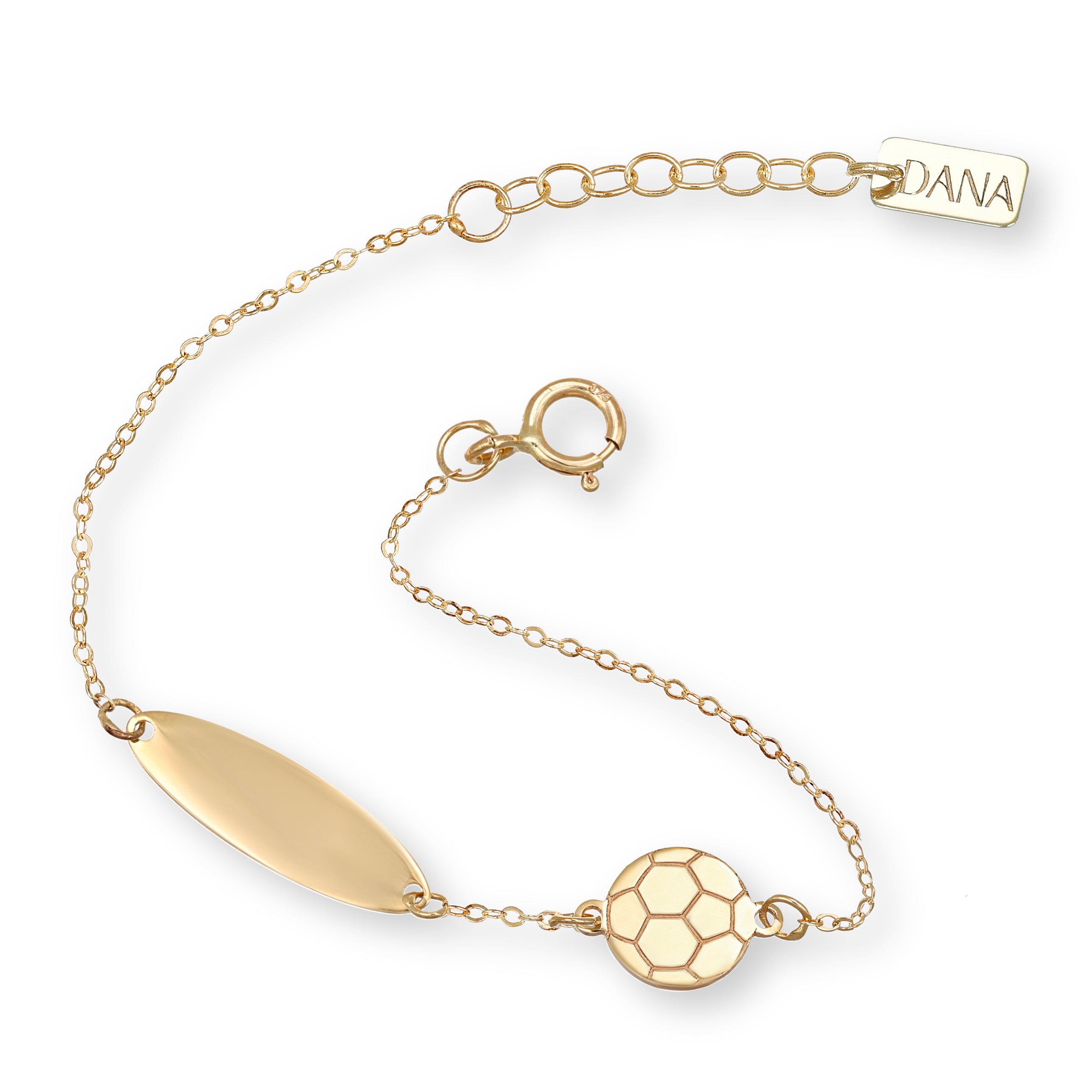 Bracciale Baby Dana Petit - Targa e Pallone