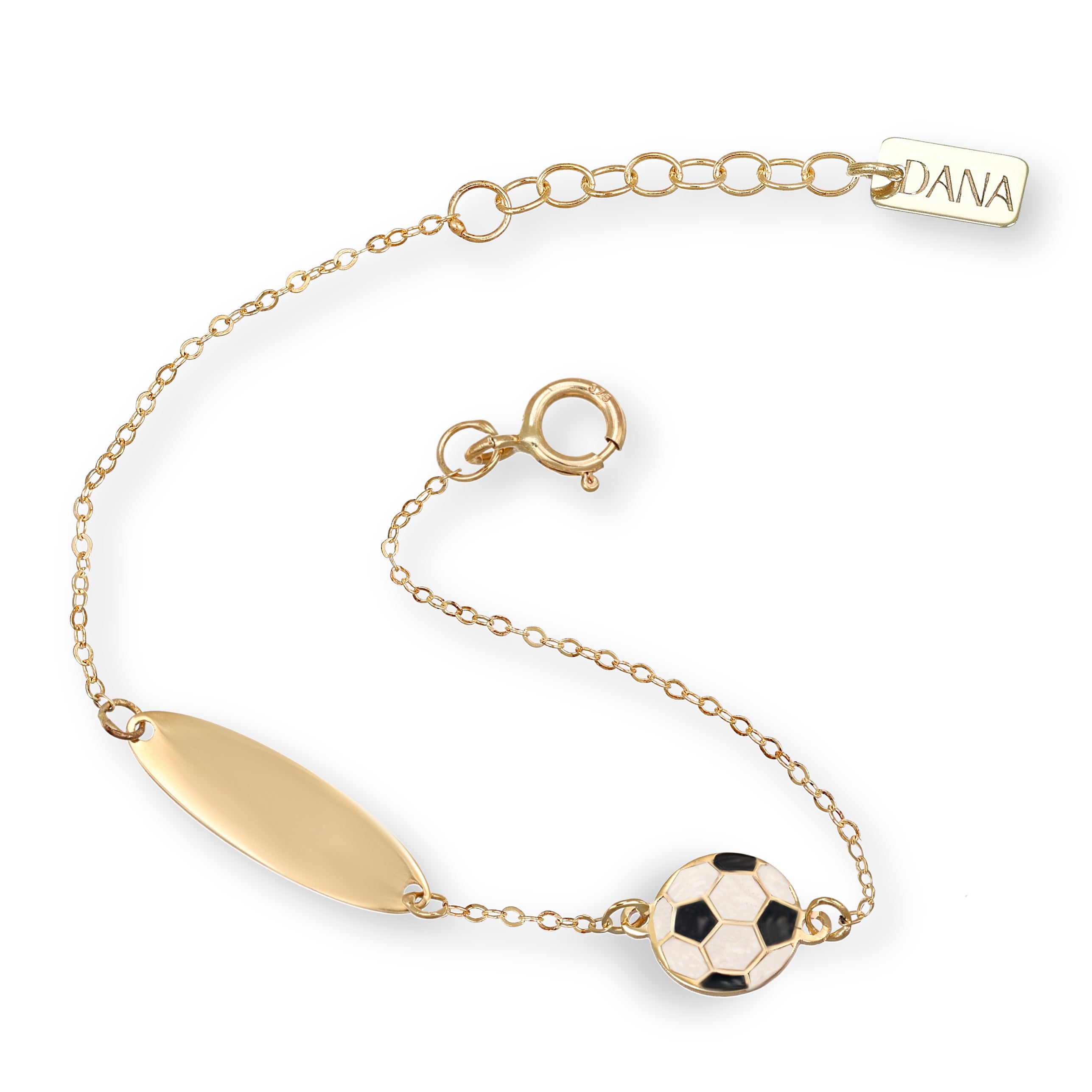 Bracciale Baby Dana Petit - Targa e Pallone