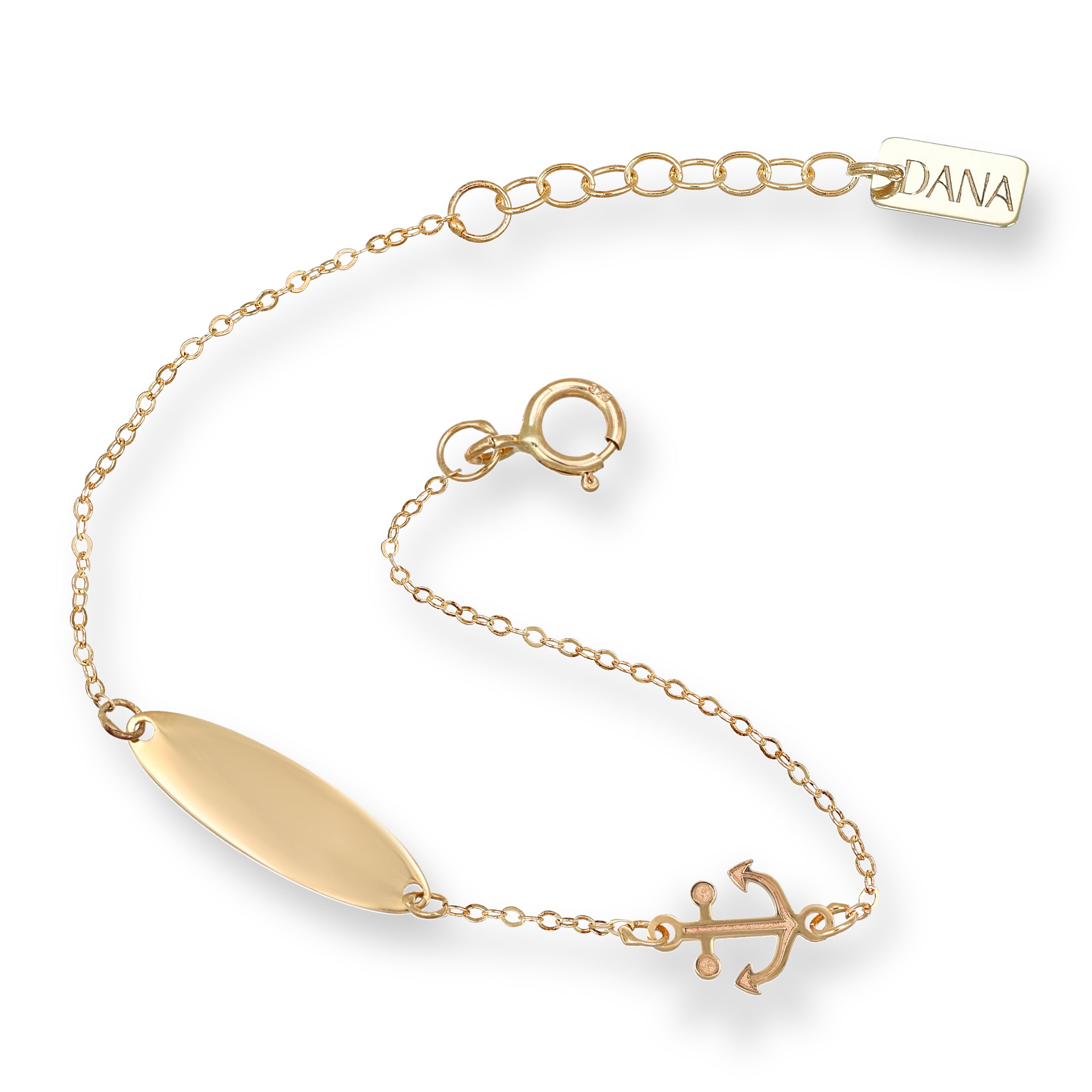 Bracciale Baby Dana Petit - Targa e Ancora