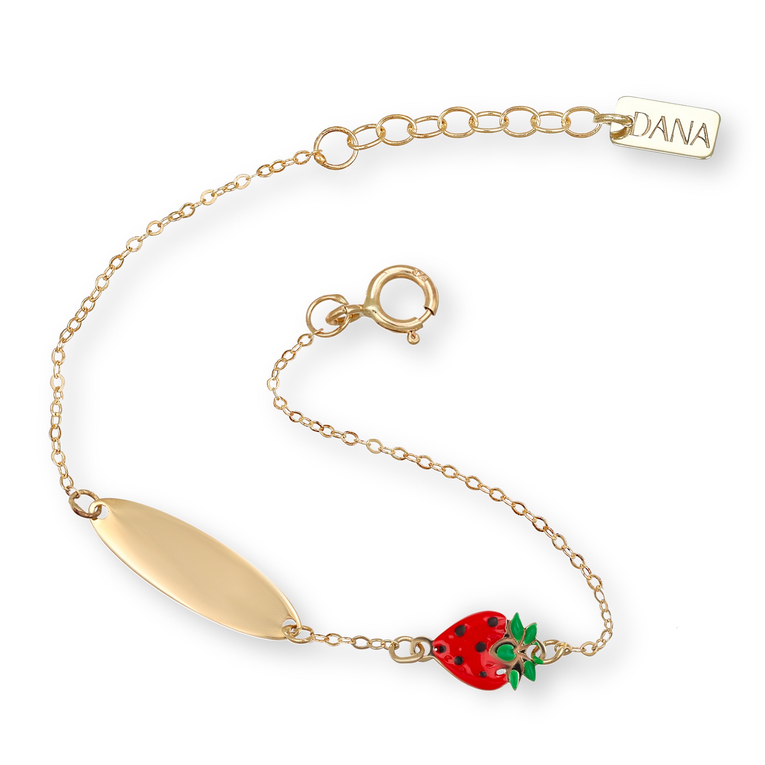 Bracciale Baby Dana Petit - Targa e Fragola