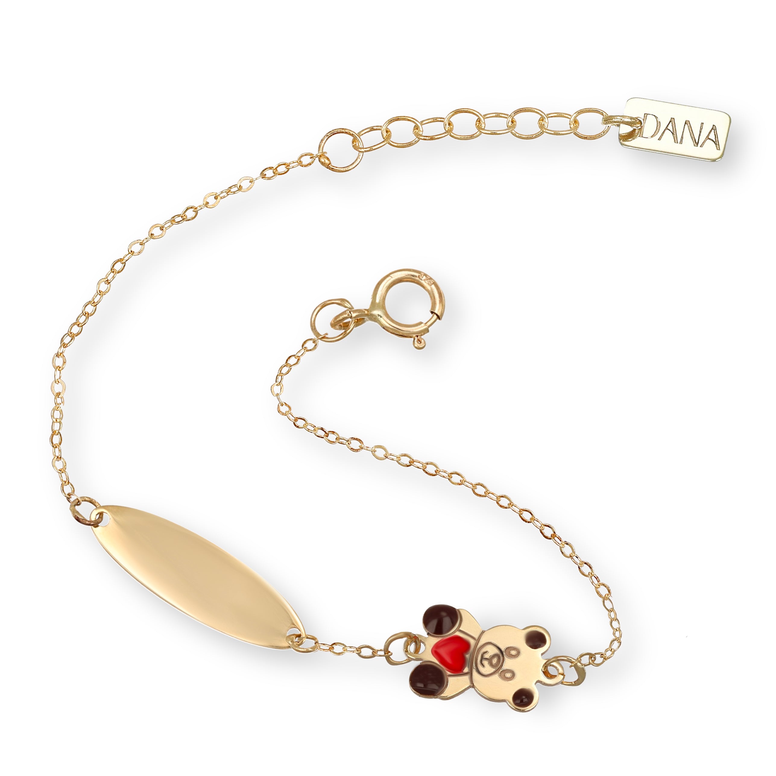 Bracciale Baby Dana Petit - Targa e Orso