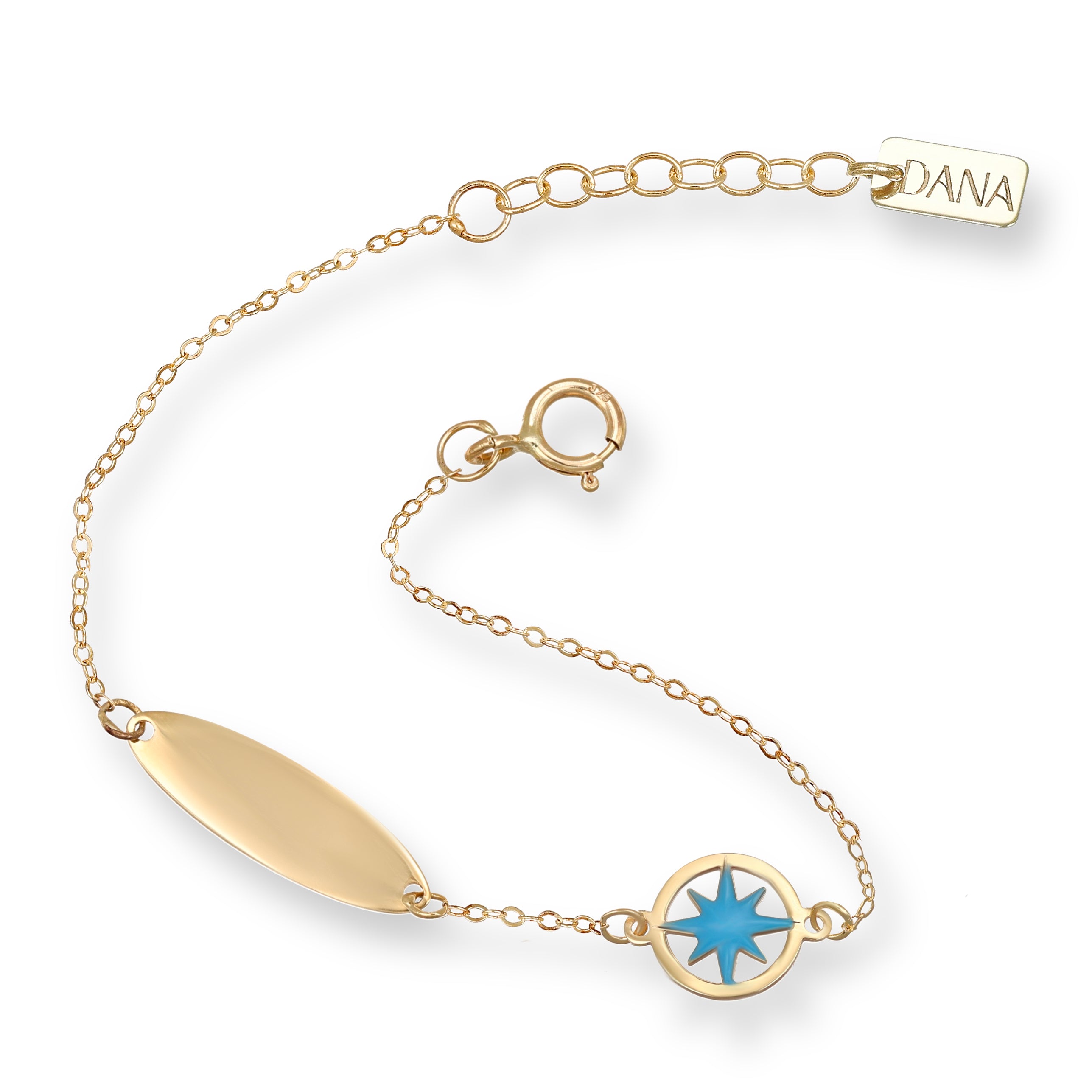 Bracciale Baby Dana Petit - Targa e Rosa dei Venti