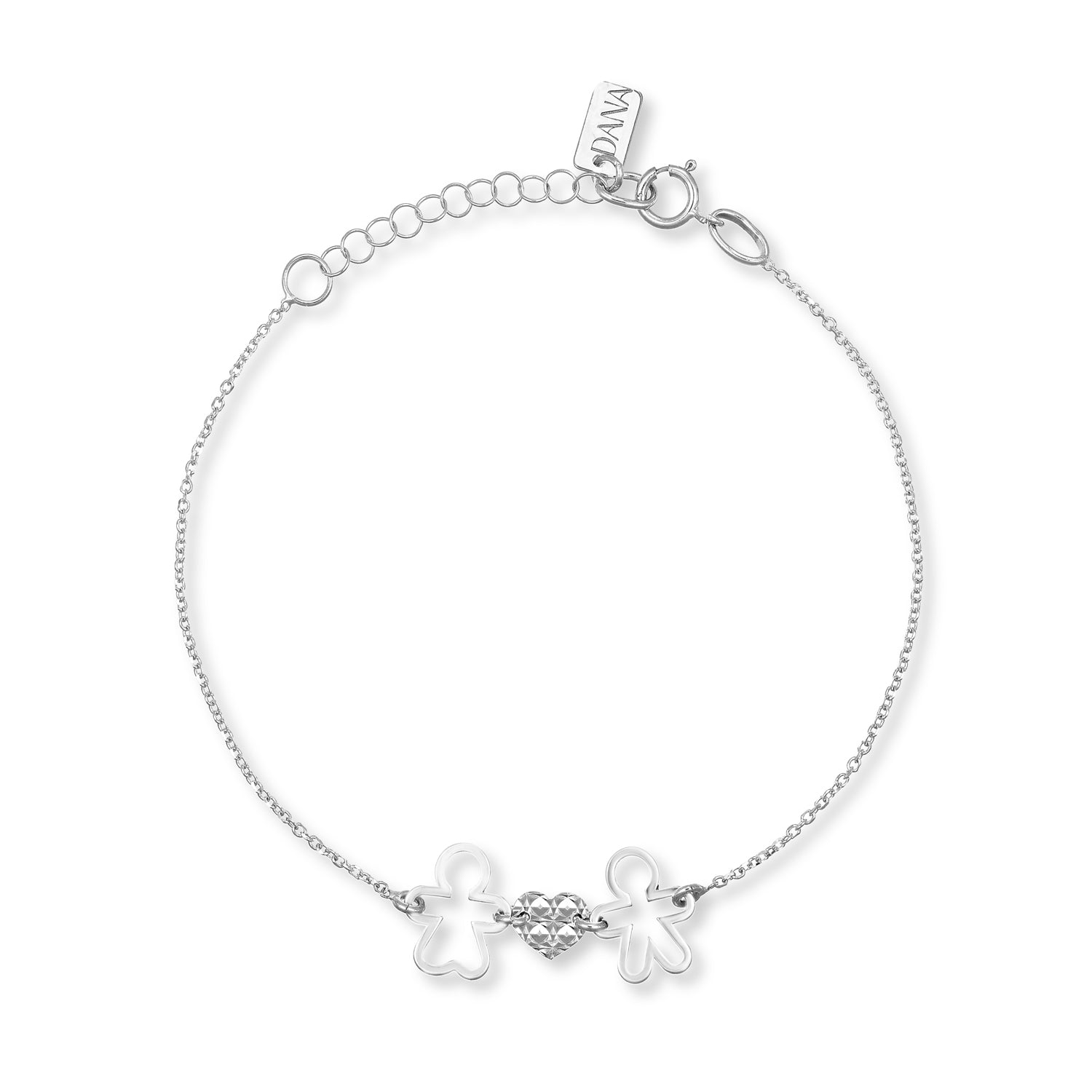 Bracciale da Donna con Bimbo e Bimba - Collezione My Joy