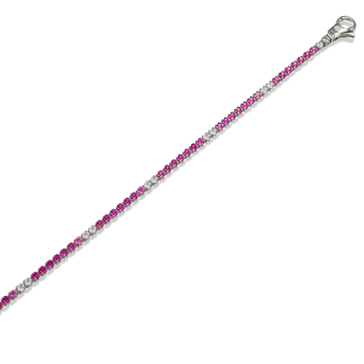 Bracciale Tennis da Uomo e da Donna, modello stampato con pietra da 1,5 mm e alternanza 6+3