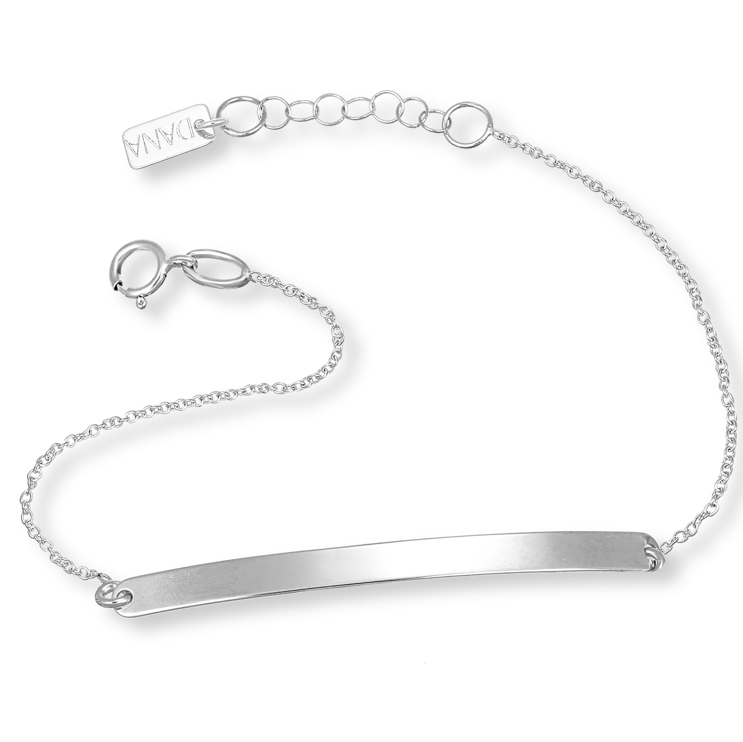 Bracciale da Uomo con targa rettangolare Collezione Signum