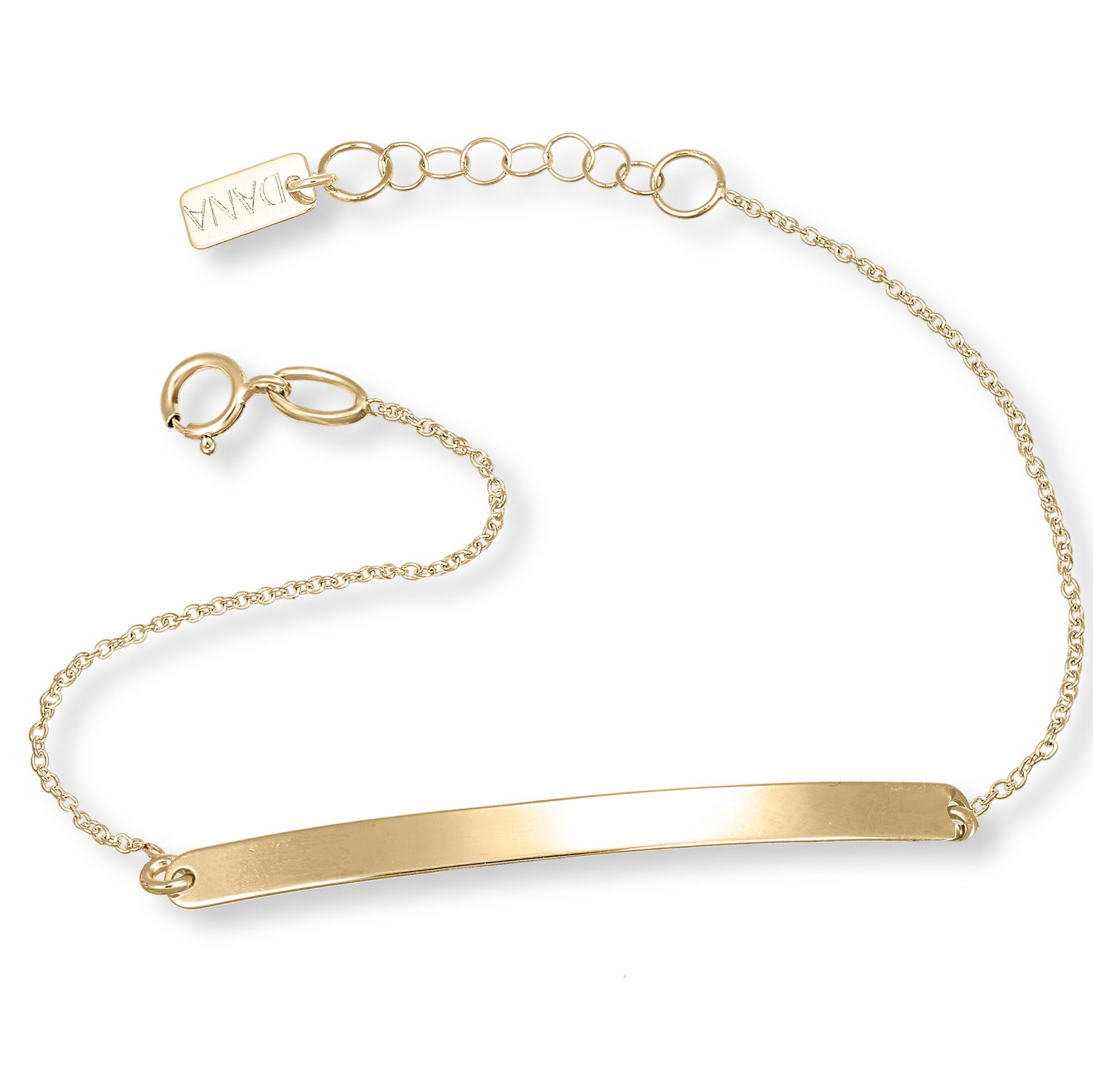 Bracciale da Uomo con targa rettangolare Collezione Signum