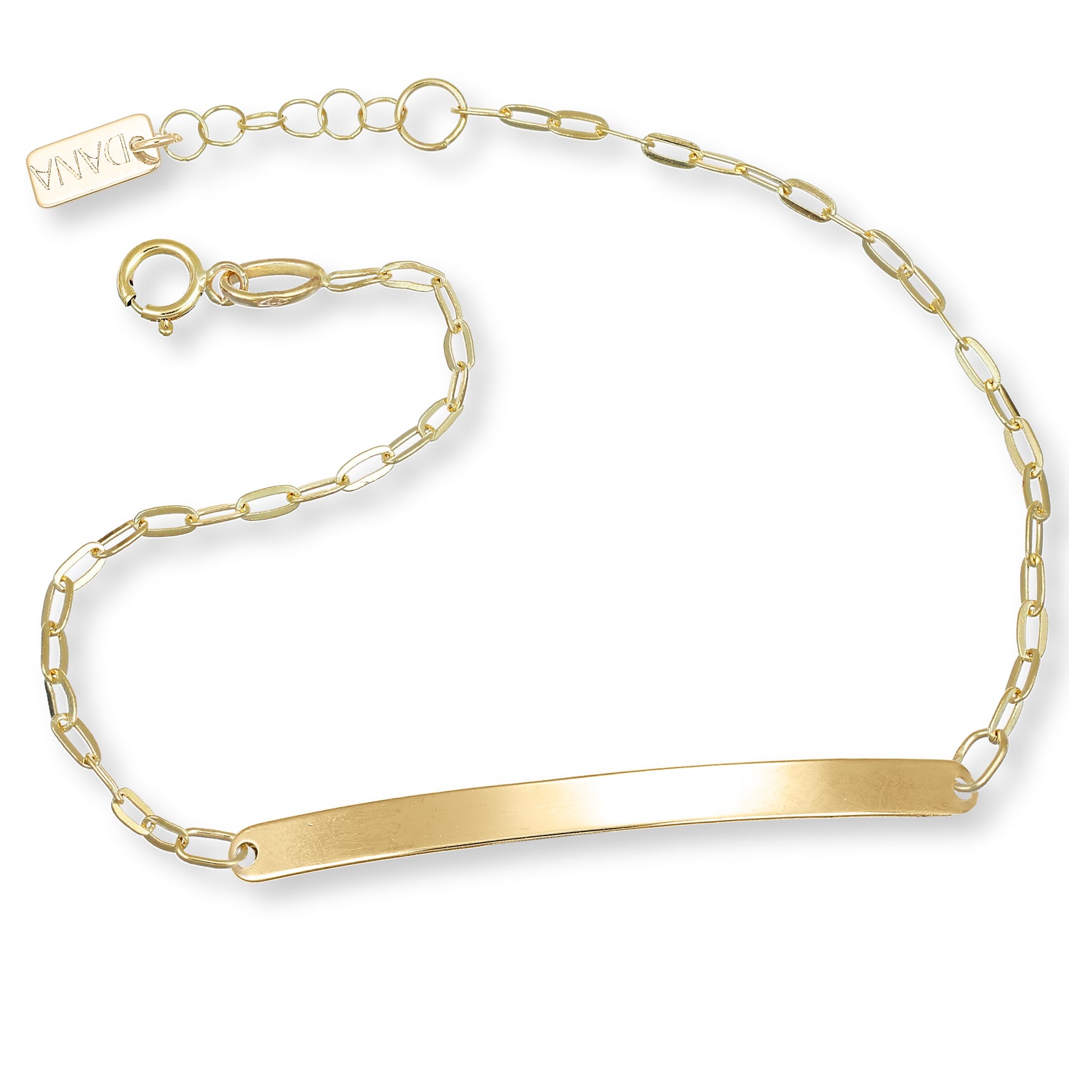 Bracciale da Uomo con targa rettangolare Collezione Signum