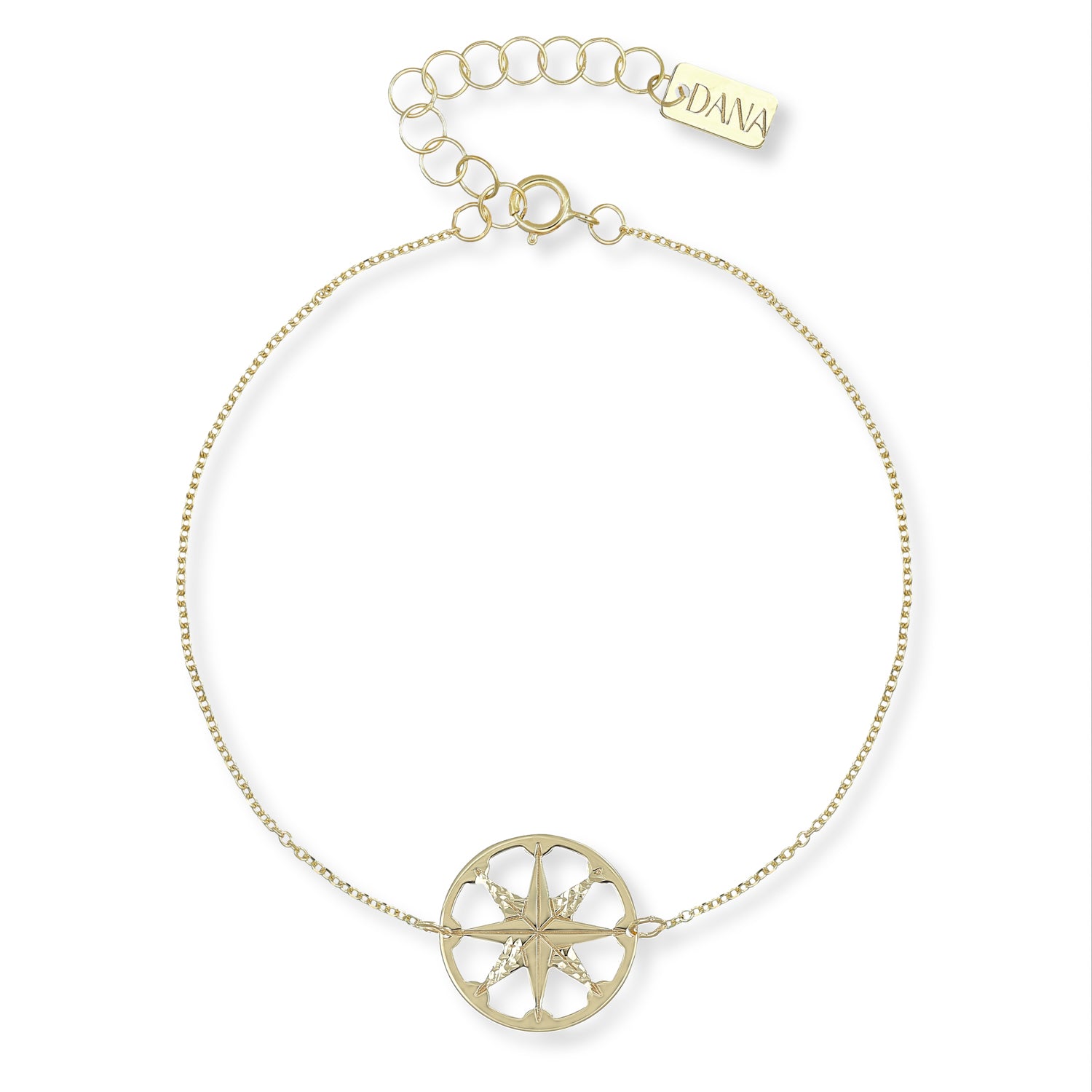 Bracciale da Uomo Collezione Zephyr con Rosa dei Venti