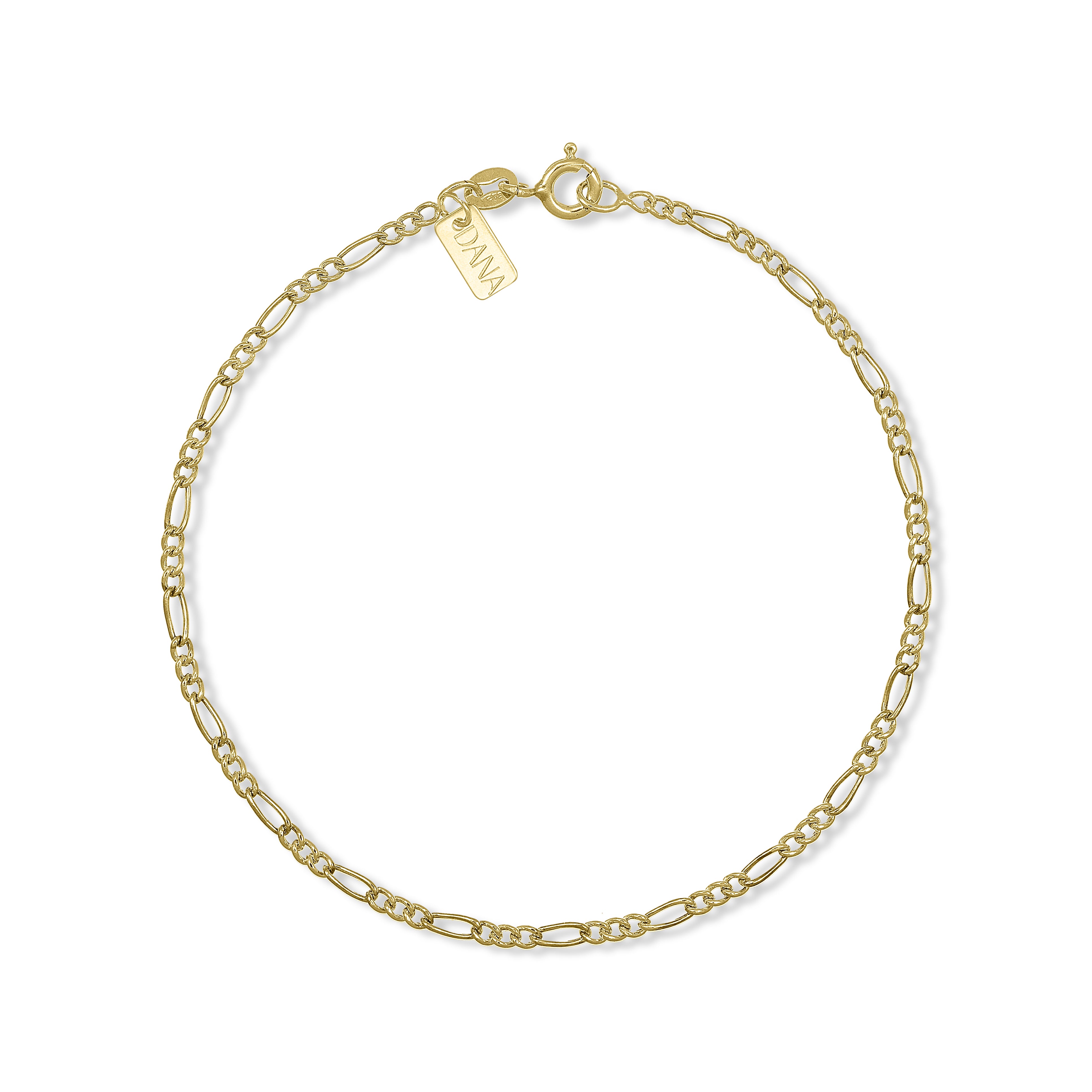 Bracciale da Uomo "Collezione Timeless" - Figaro 3+1 - Tondo 50
