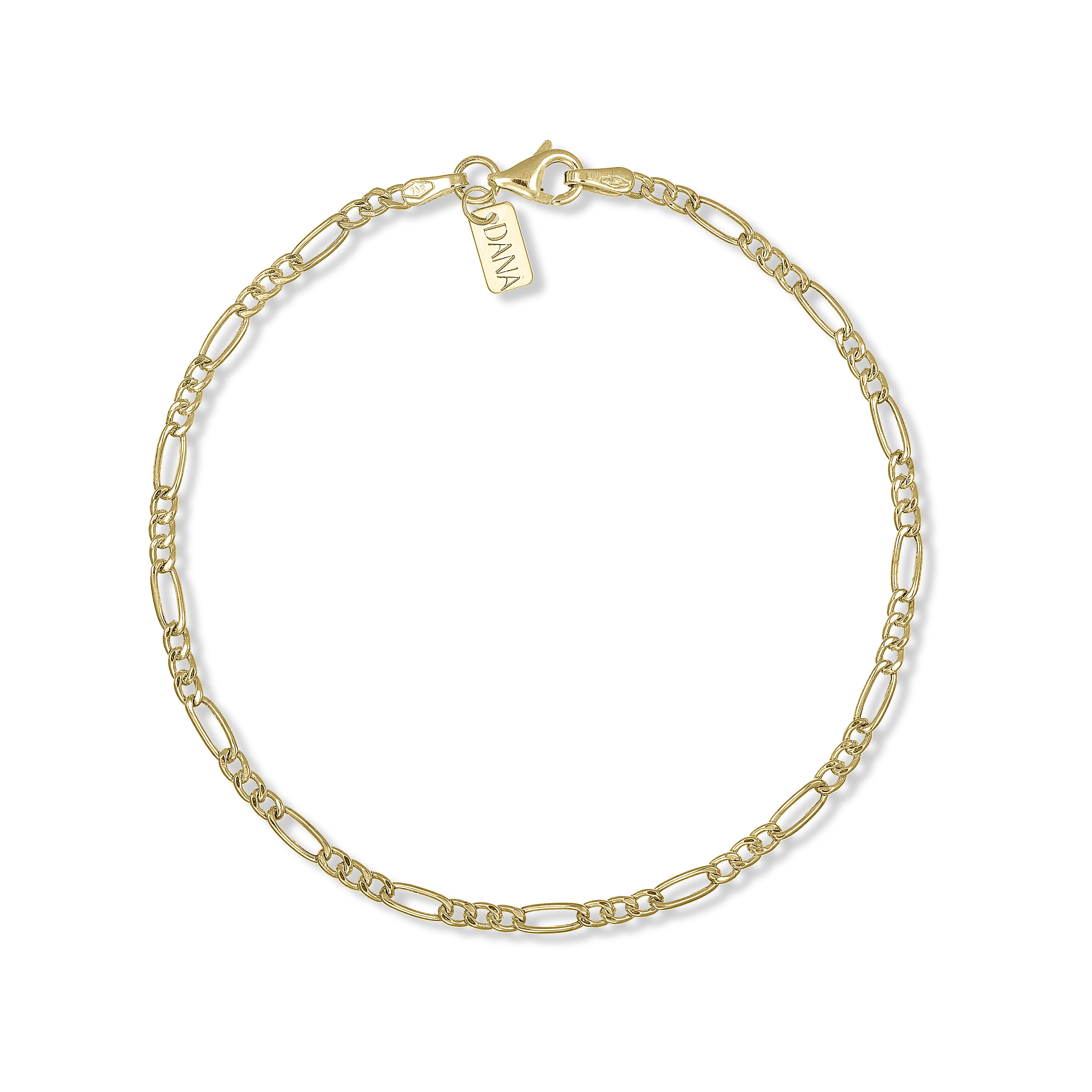 Bracciale da Uomo "Collezione Timeless" - Figaro 3+1 - Tondo 60
