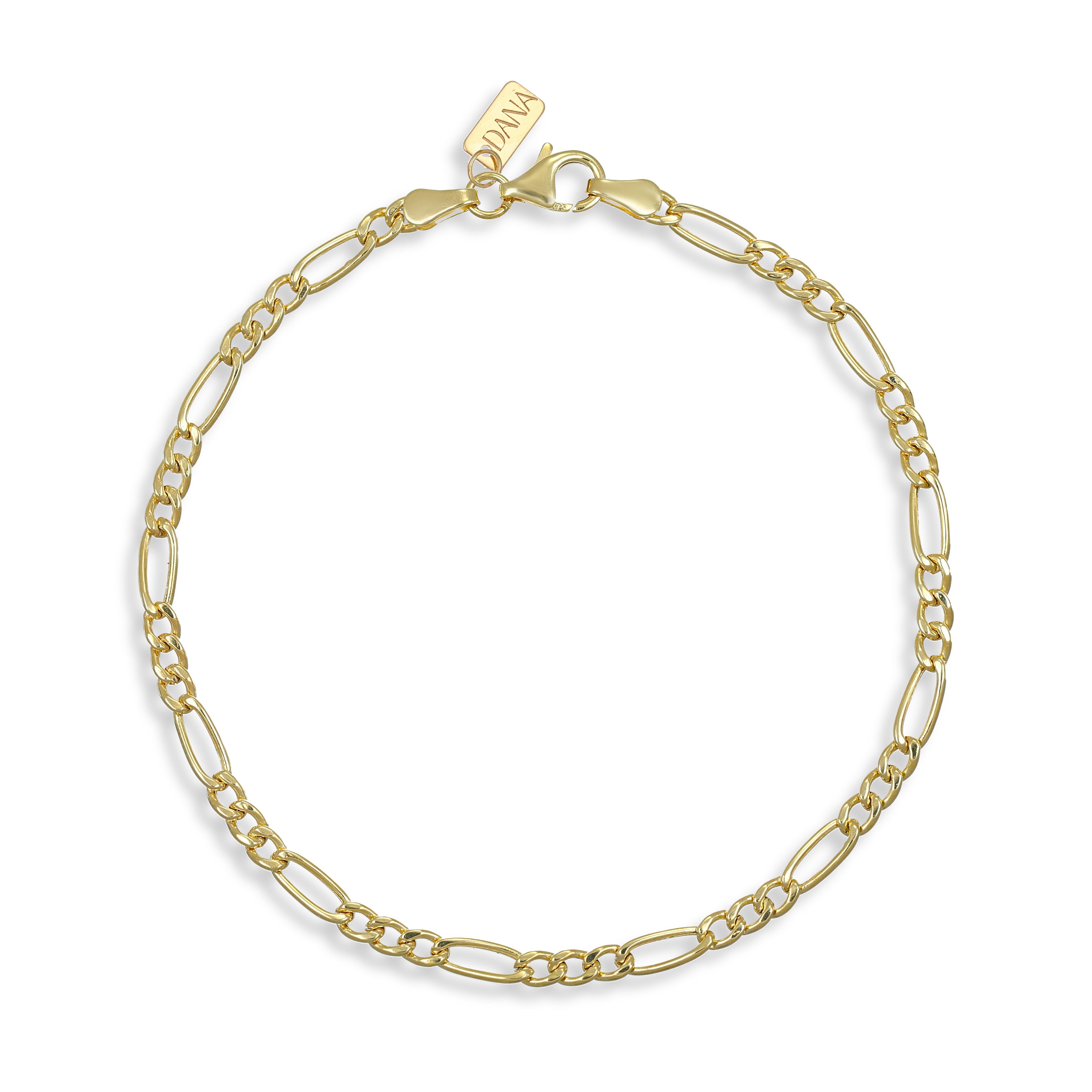 Bracciale da Uomo "Collezione Timeless" - Figaro 3+1