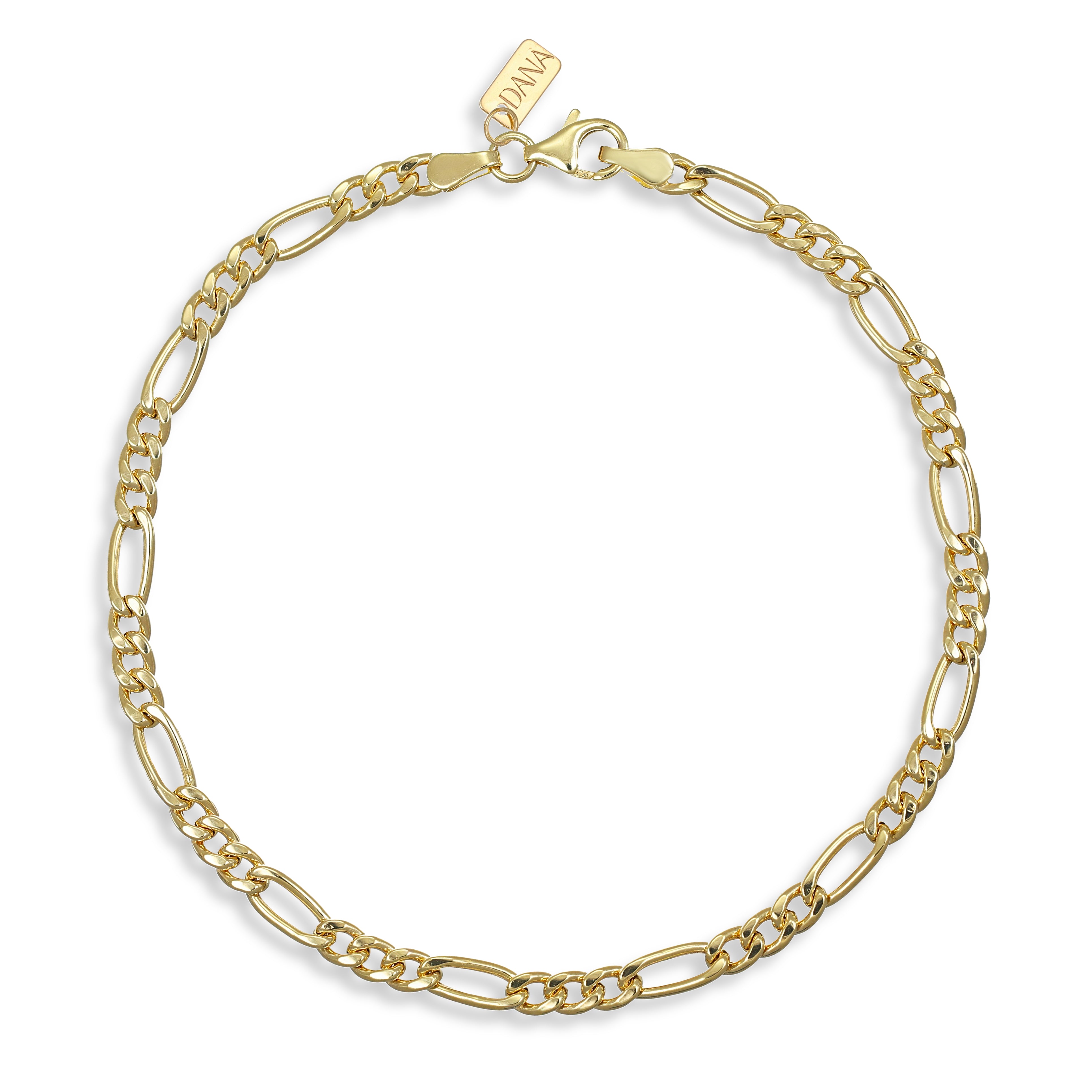 Bracciale da Uomo "Collezione Timeless" - Figaro 3+1