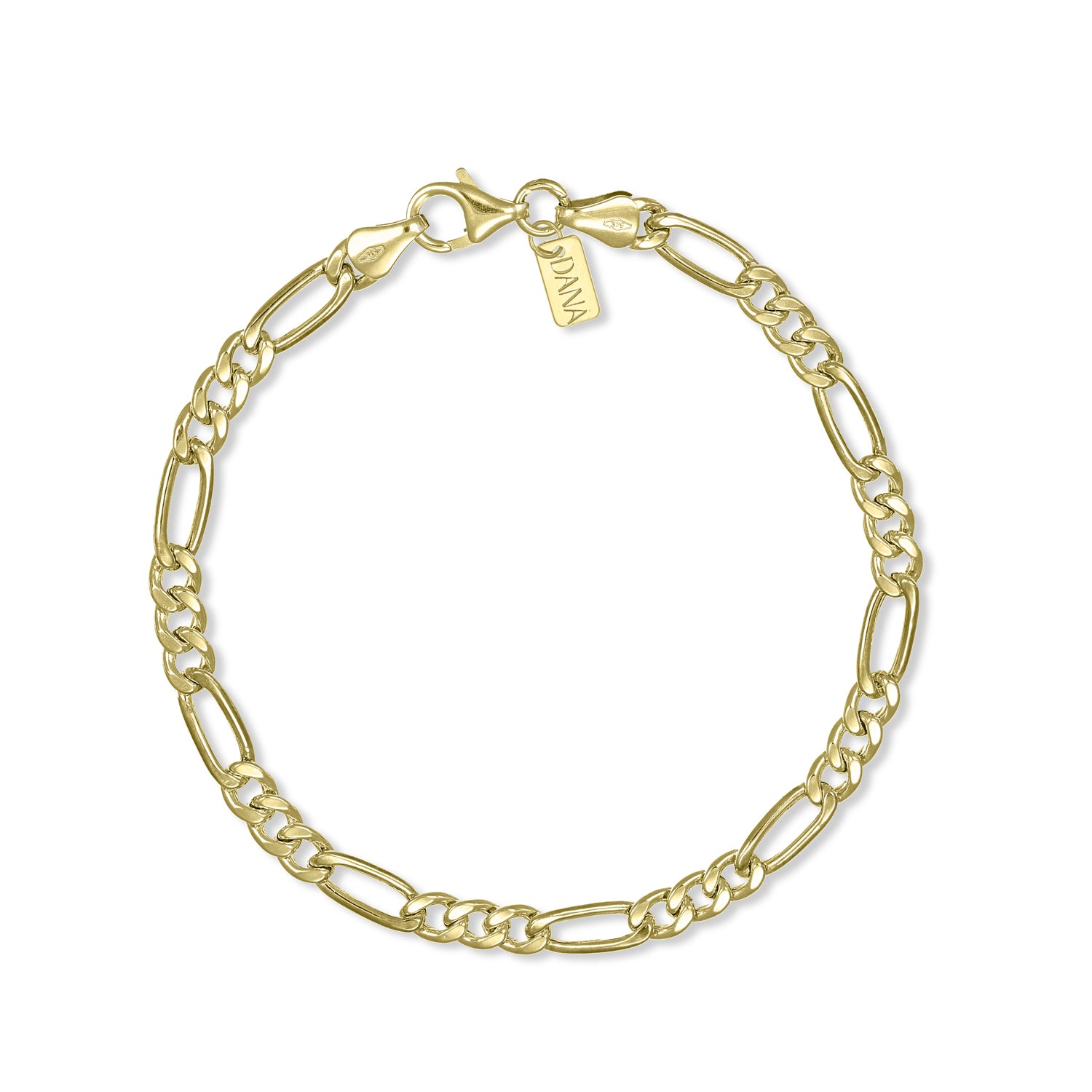 Bracciale da Uomo "Collezione Timeless" - Figaro 3+1 - Tondo 120