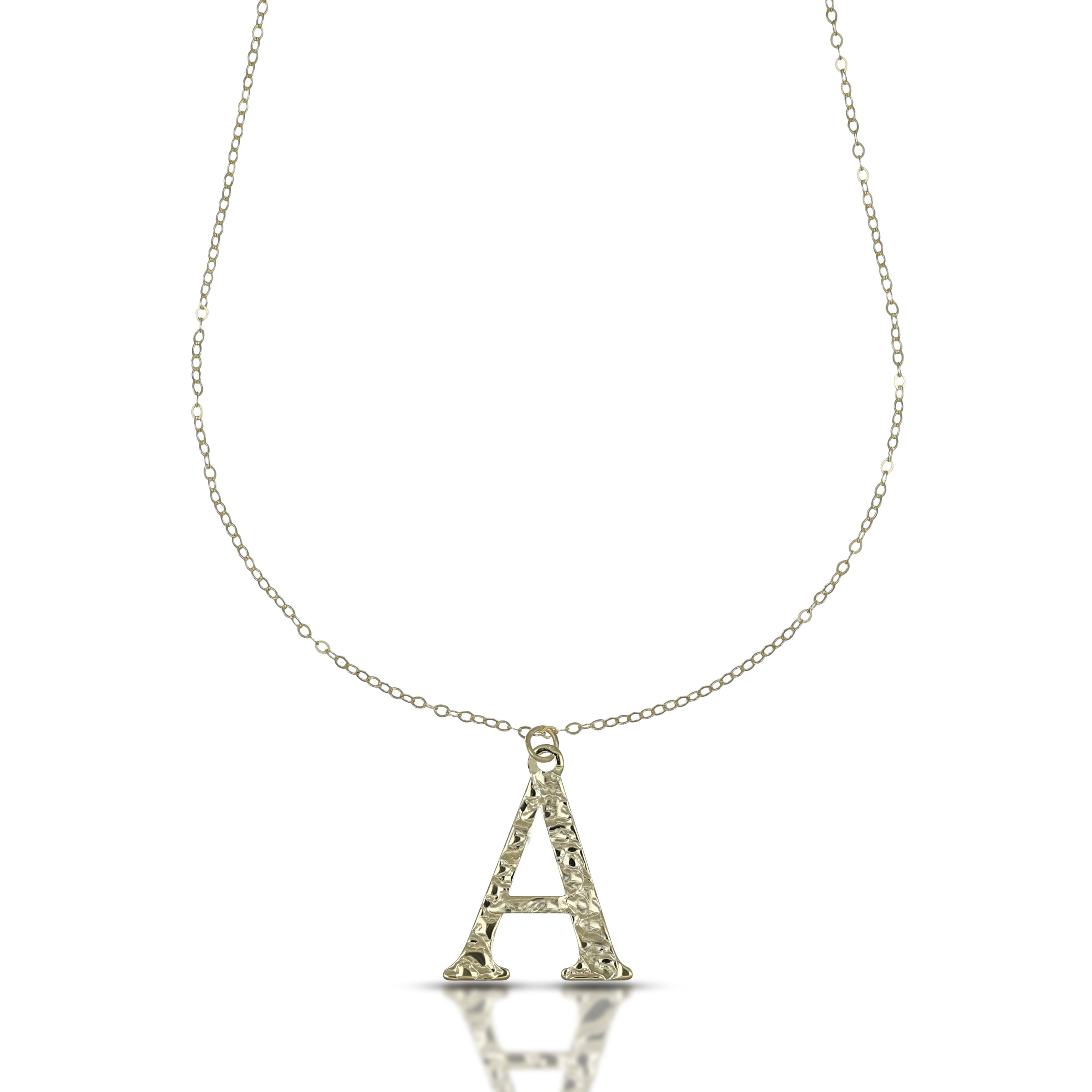 Collana da Donna con lettera A in stampatello