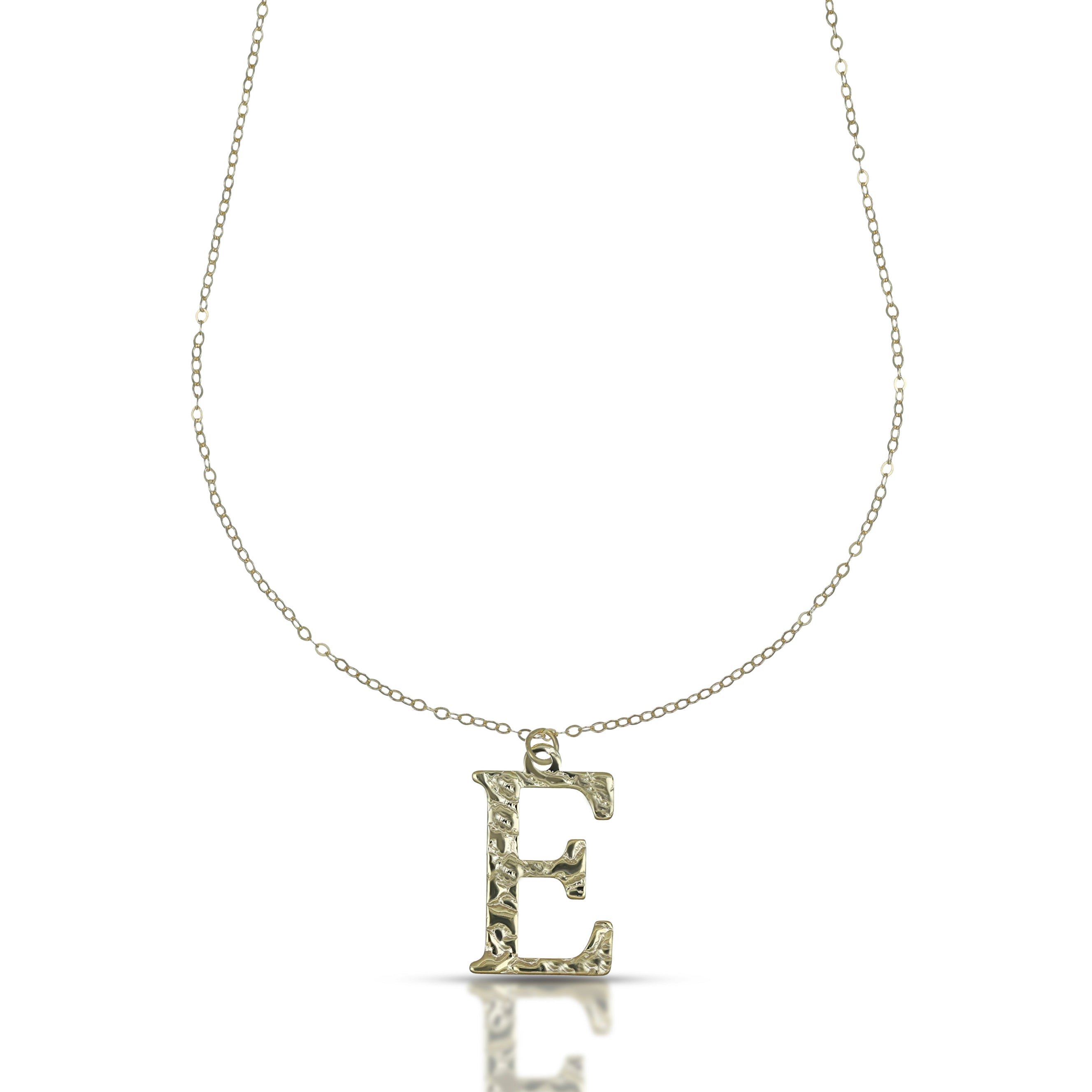 Collana da Donna con lettera E in stampatello