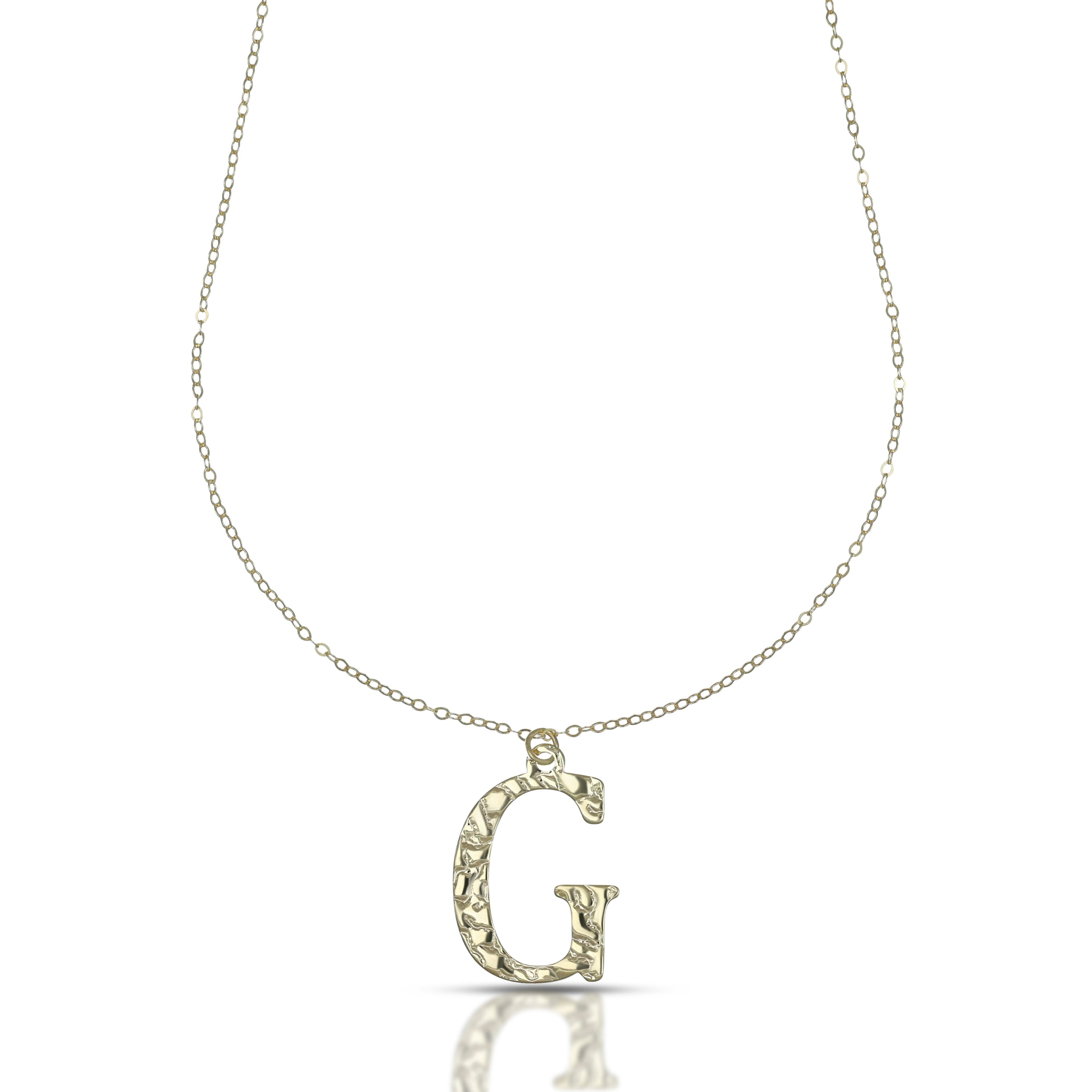 Collana da Donna con lettera G in stampatello