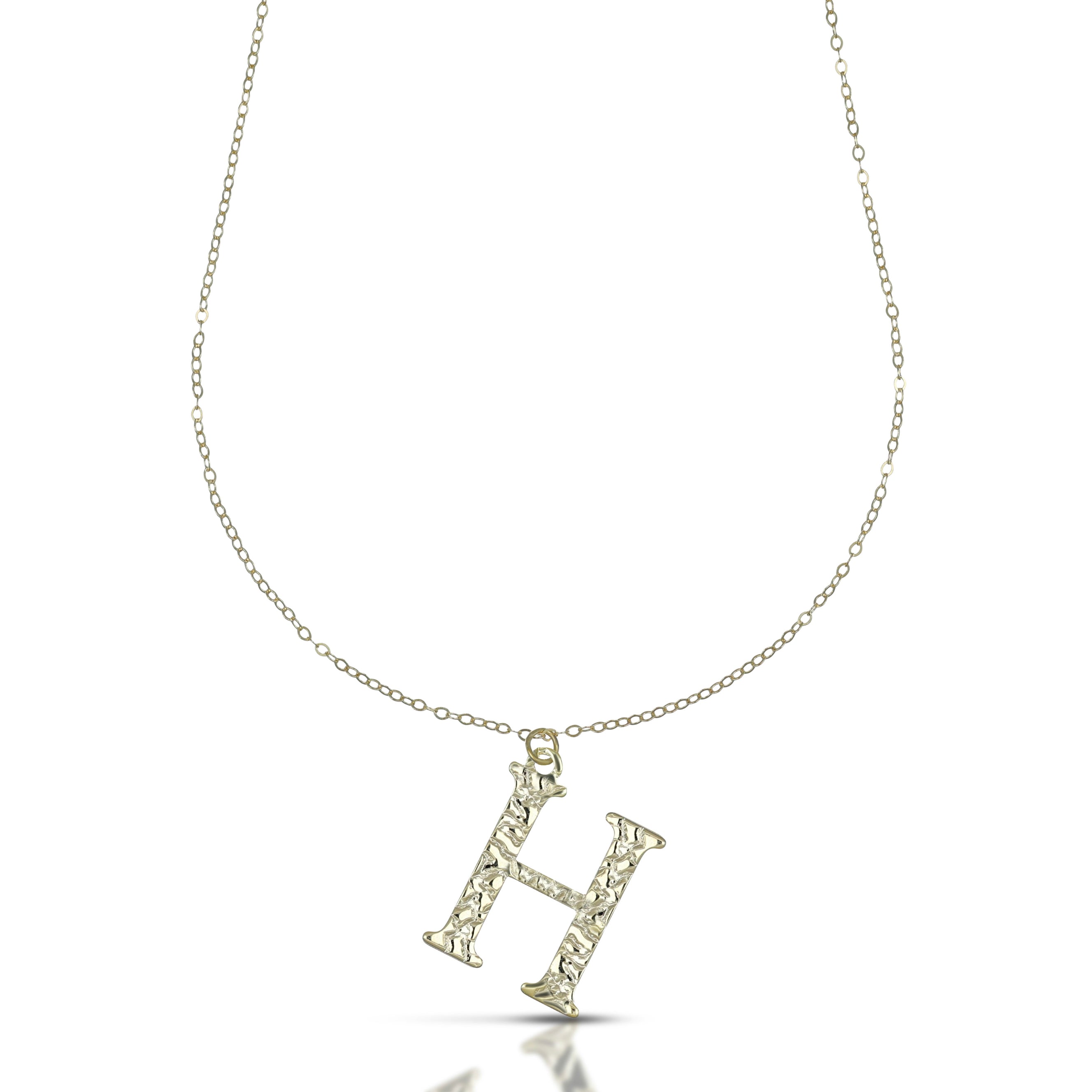 Collana da Donna con lettera H in stampatello