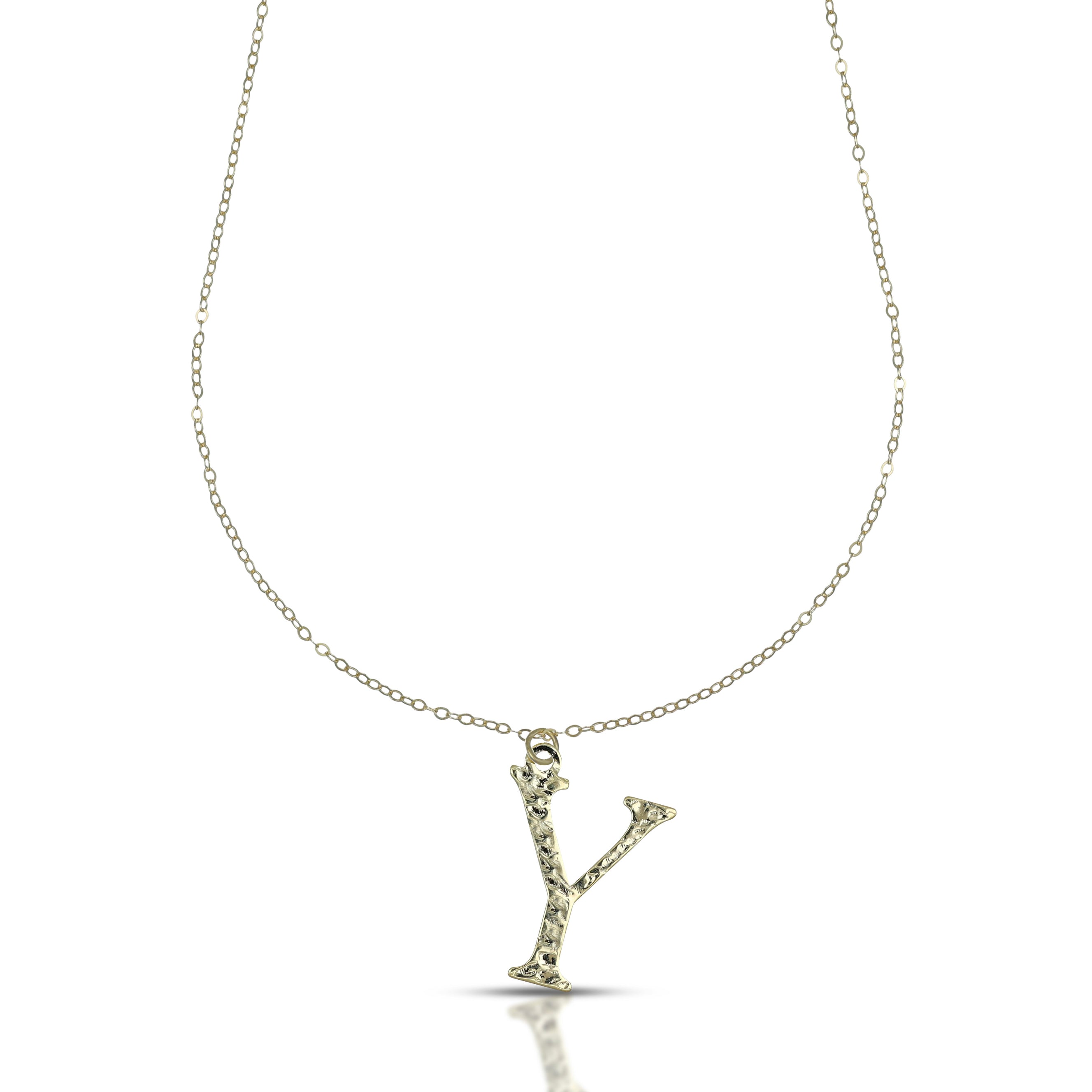 Collana da Donna con Lettera Y in stampatello
