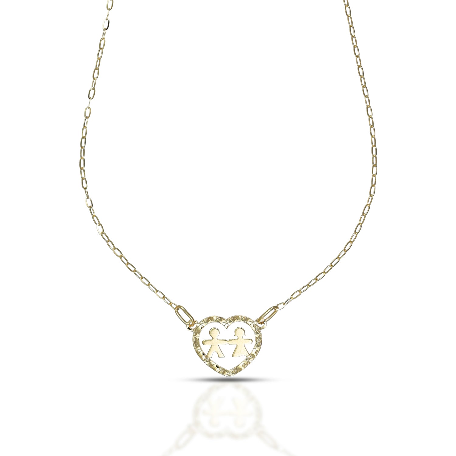 Collana da Donna con Bimbo e Bimba - Collezione My Joy