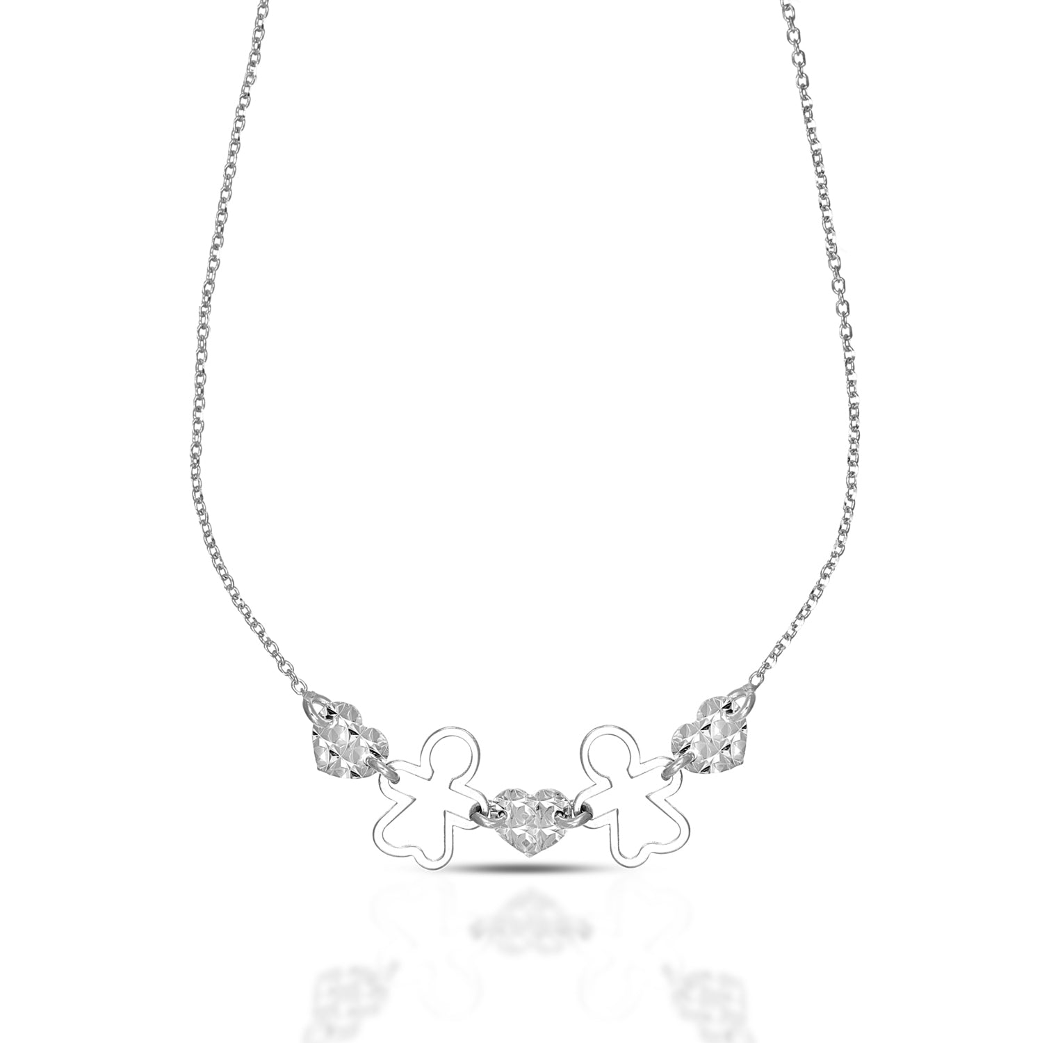 Collana da Donna con Bimbo e Bimba - Collezione My Joy